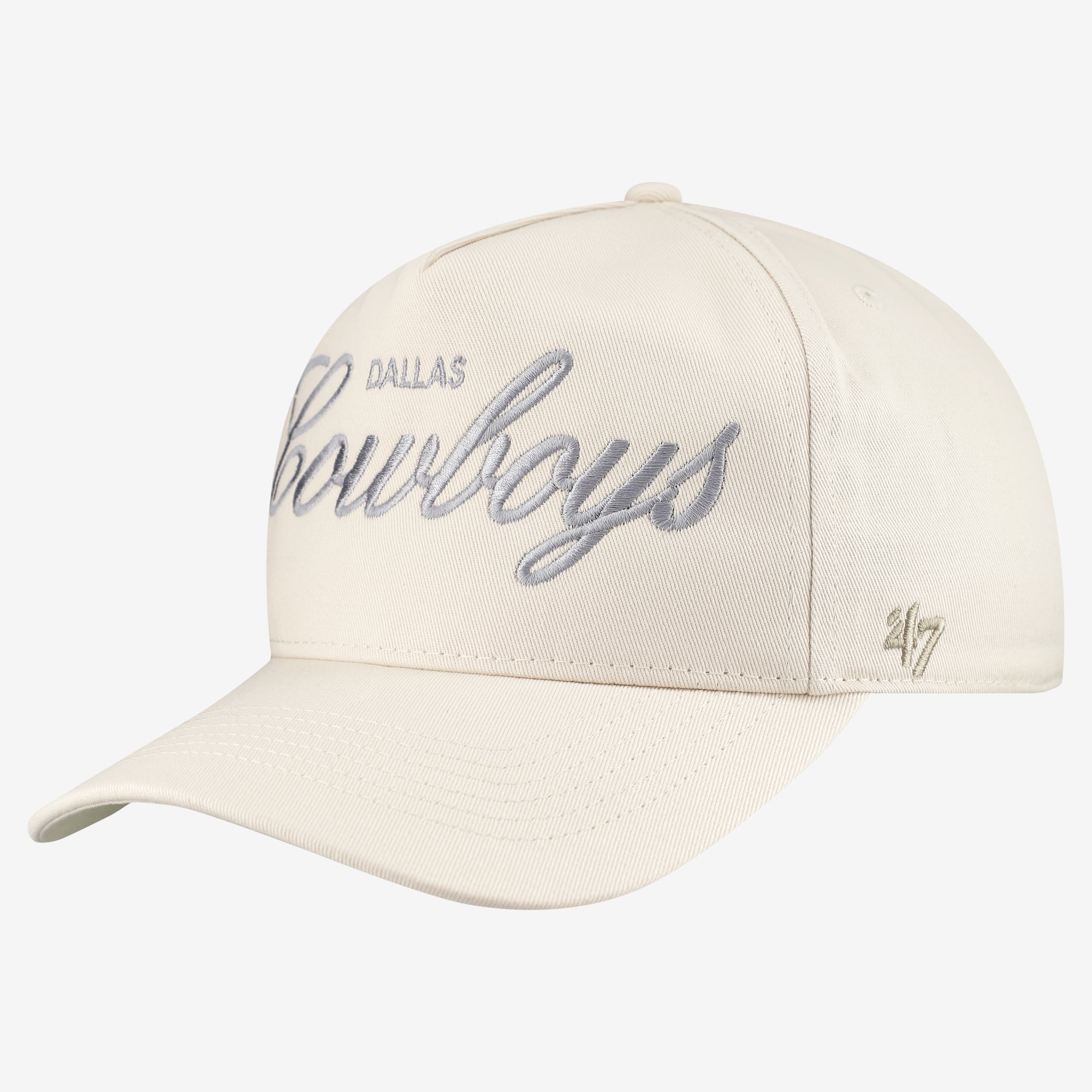 Casquette ajustable pour homme « 47 Natural Dallas Cowboys Foundational Script Hitch »