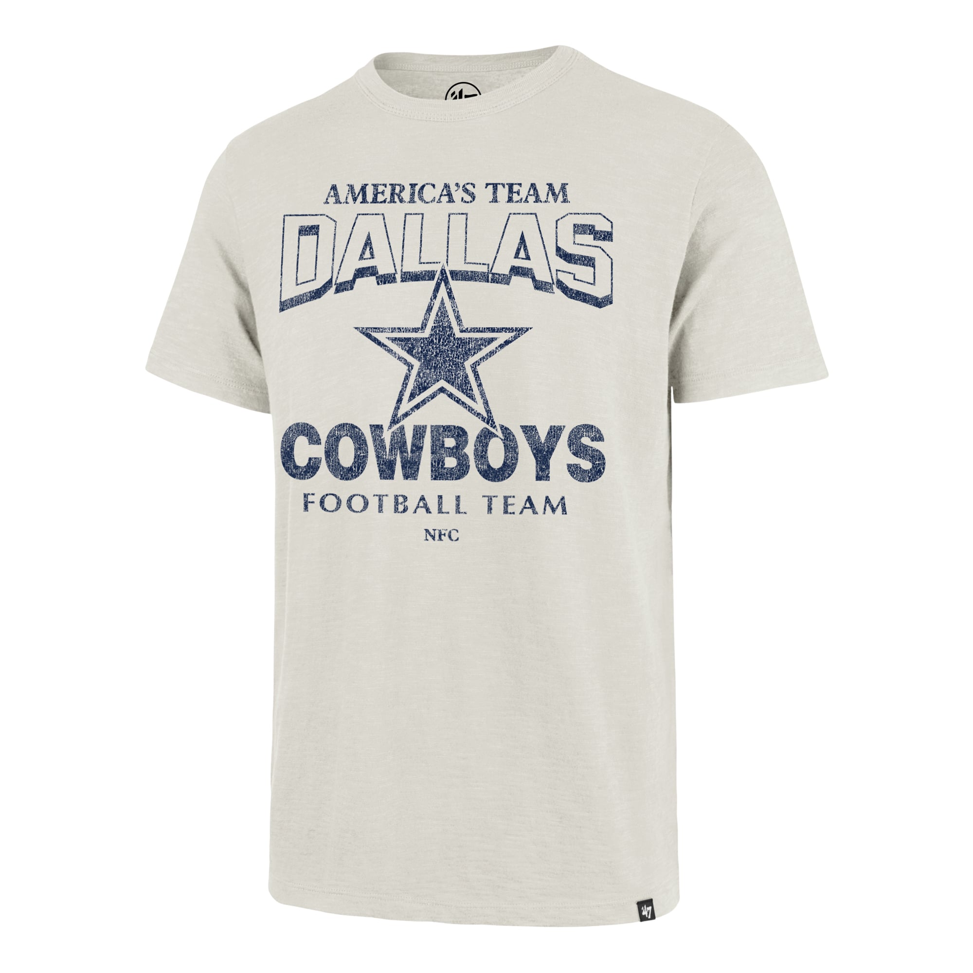 T-shirt homme '47 Natural Dallas Cowboys Head On Scrum Slub