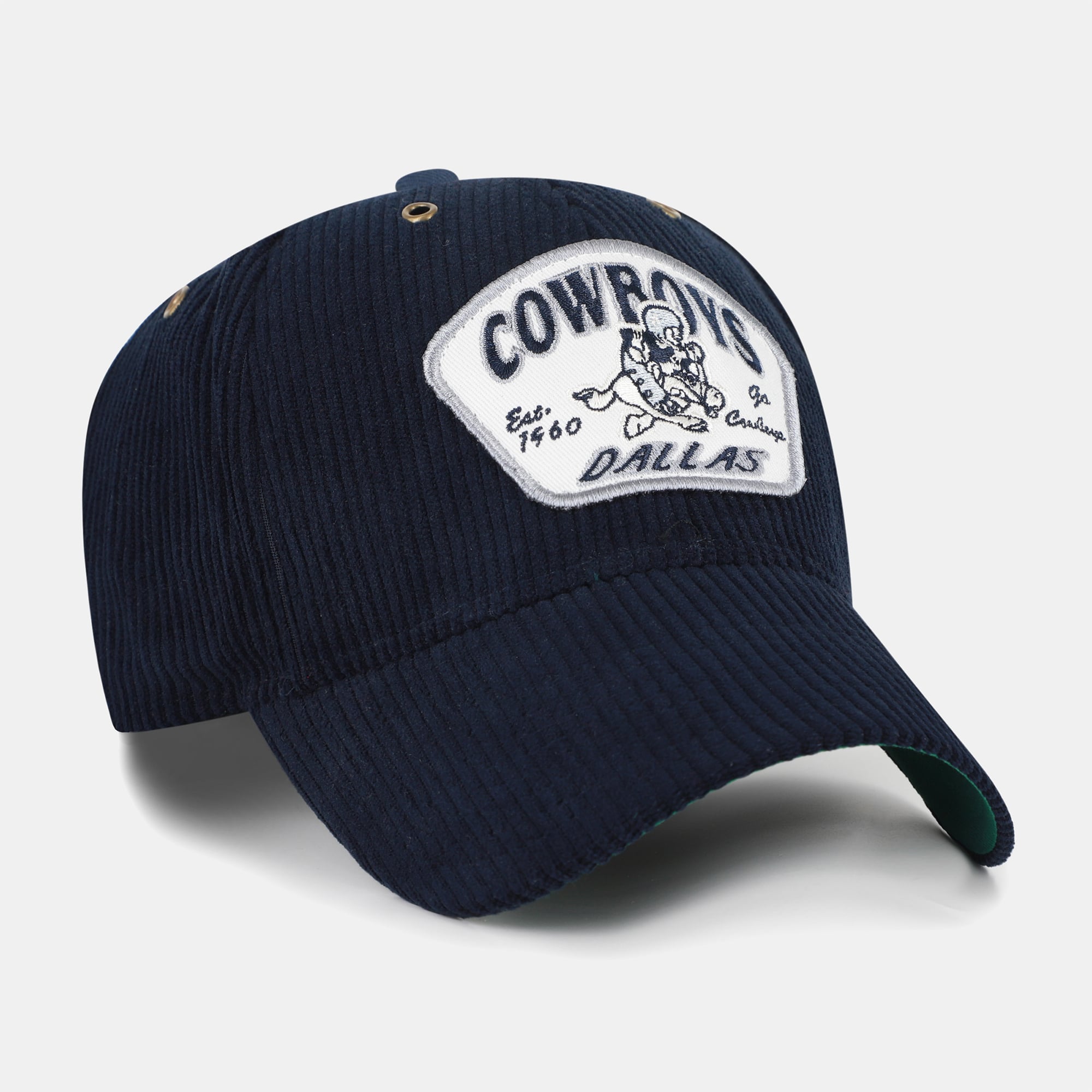 Casquette ajustable en velours côtelé bleu marine Dallas Cowboys « MVP » n° 47