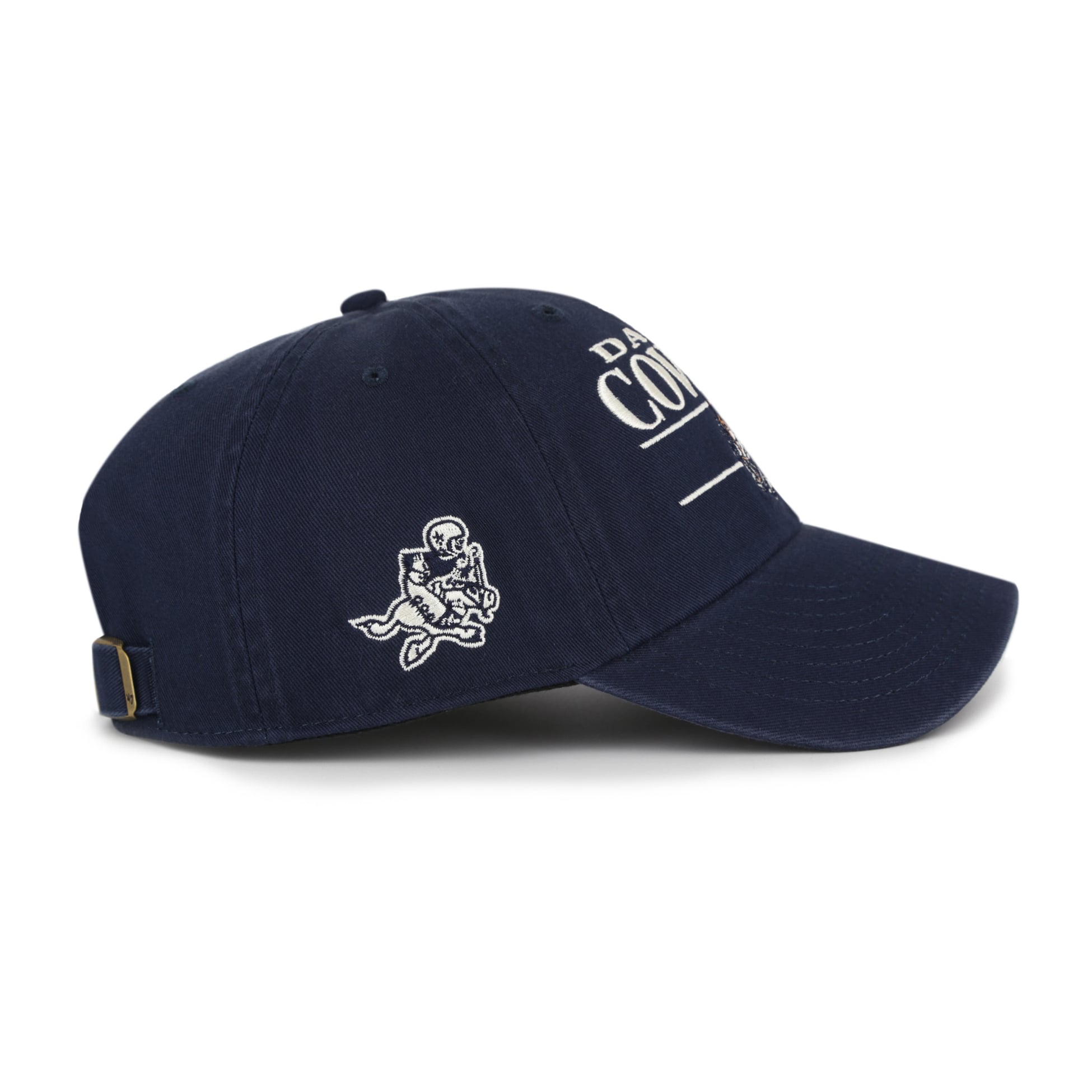 Men's '47  Navy Dallas Cowboys K.O. Clean Up Adjustable Hat