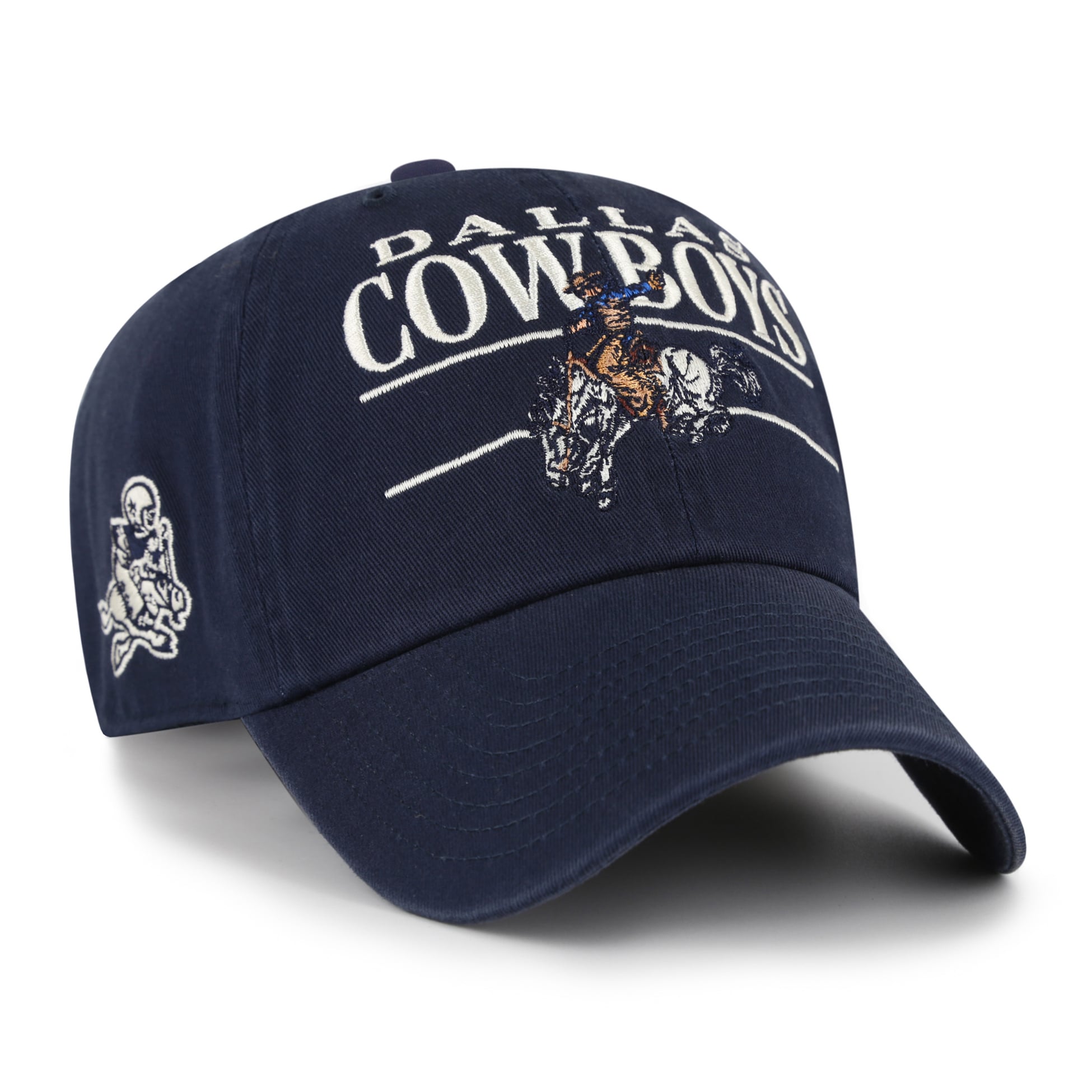 Men's '47  Navy Dallas Cowboys K.O. Clean Up Adjustable Hat