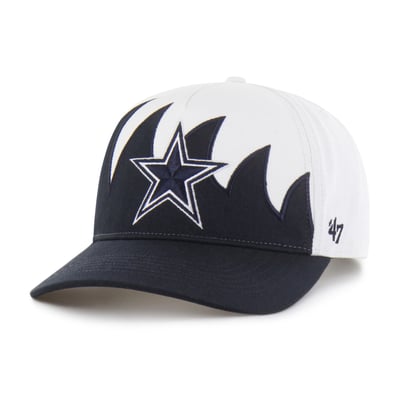 Dallas Cowboys '47 Jagged Hitch Adjustable Hat - White/Navy