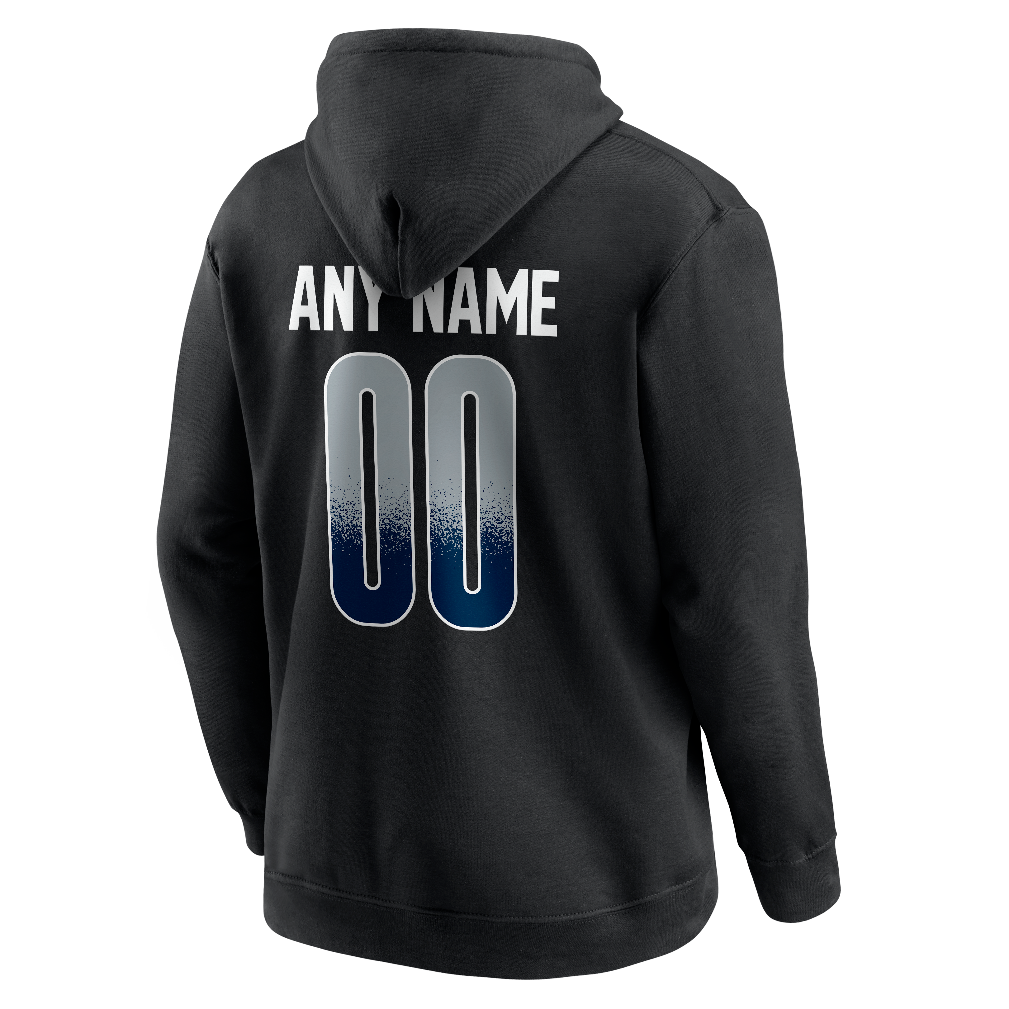 Men's Black Dallas Cowboys Home Field Pop Personalized Name & Number Hoodie