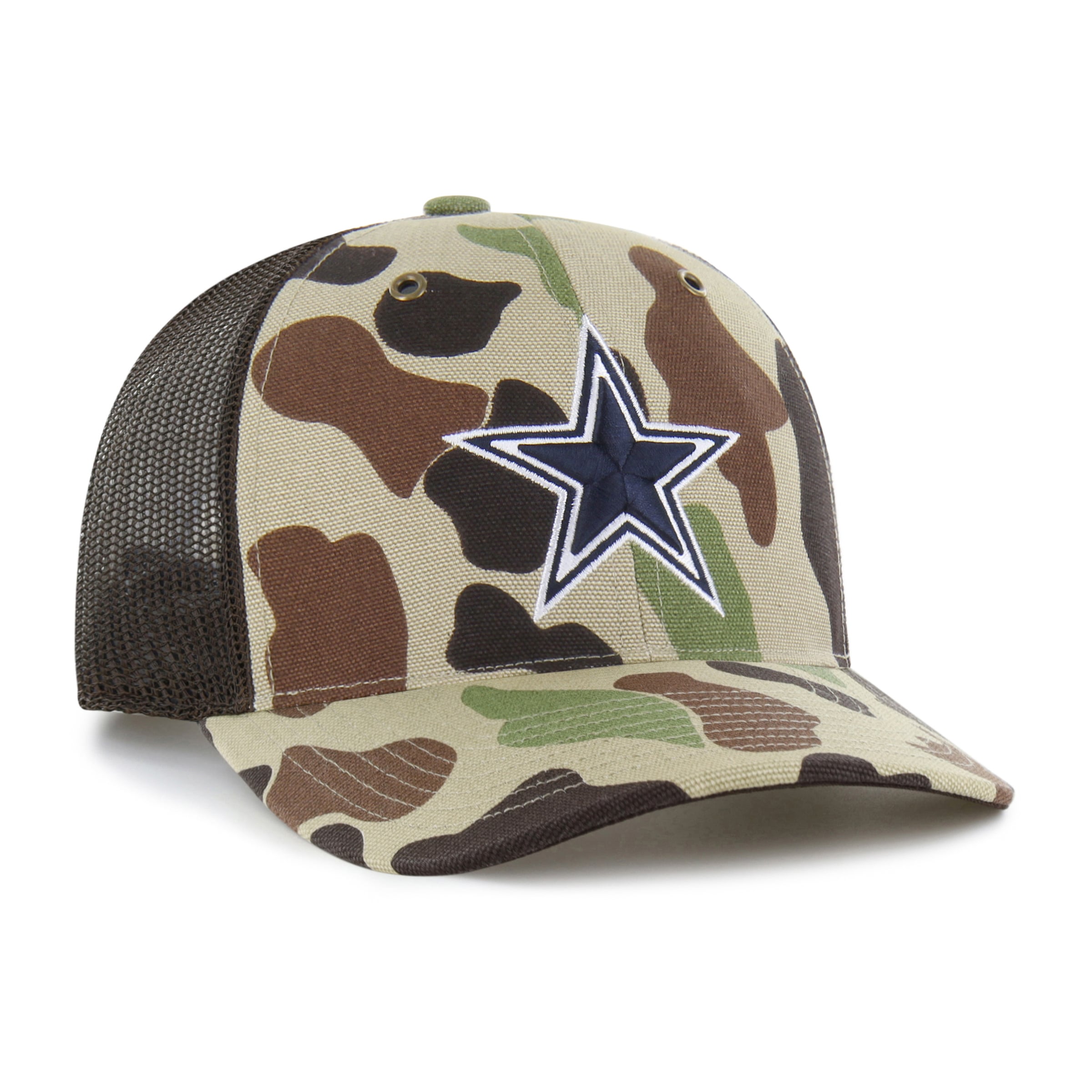 Casquette trucker ajustable Carhartt x '47 Duck Camo Dallas Cowboys pour homme
