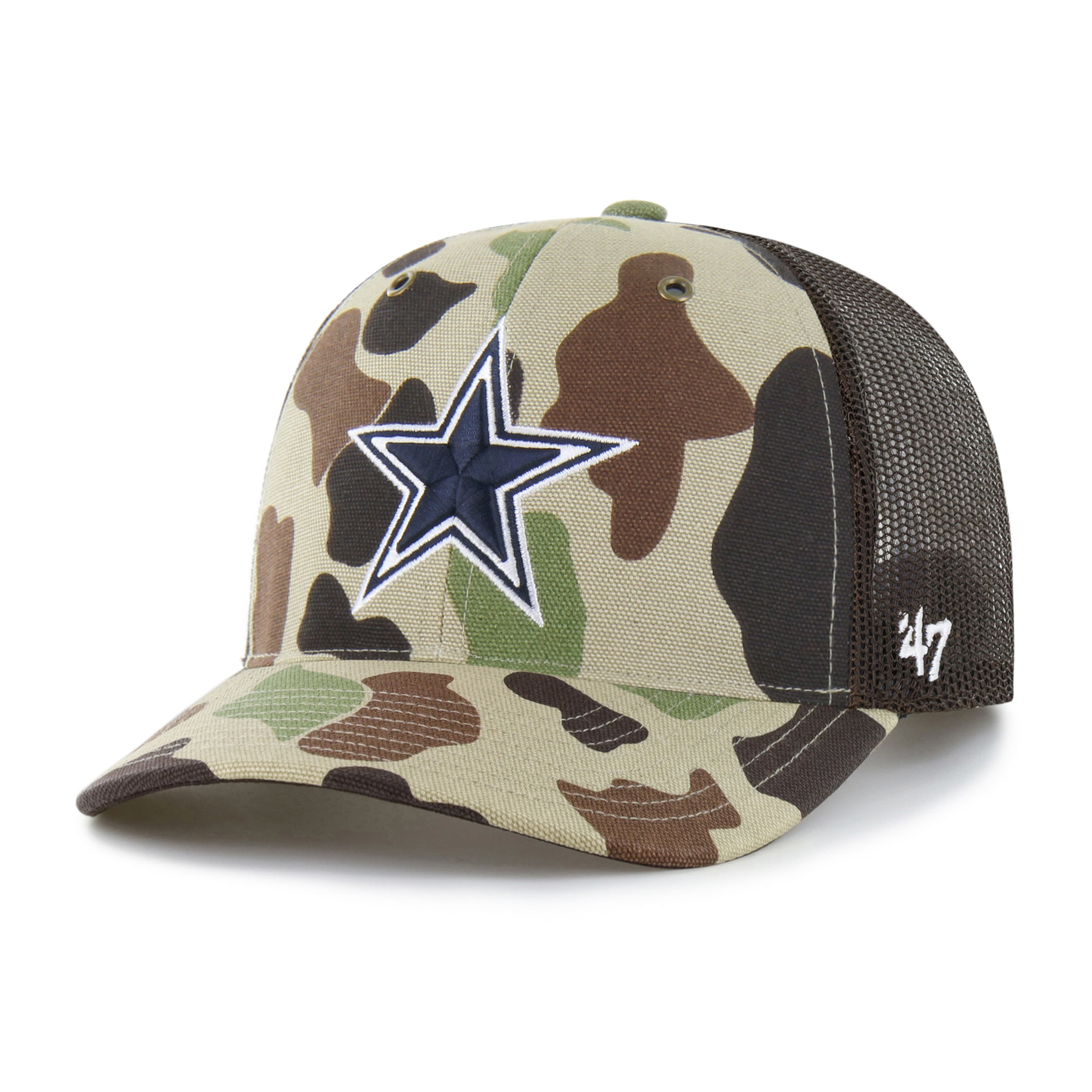 Casquette trucker ajustable Carhartt x '47 Duck Camo Dallas Cowboys pour homme