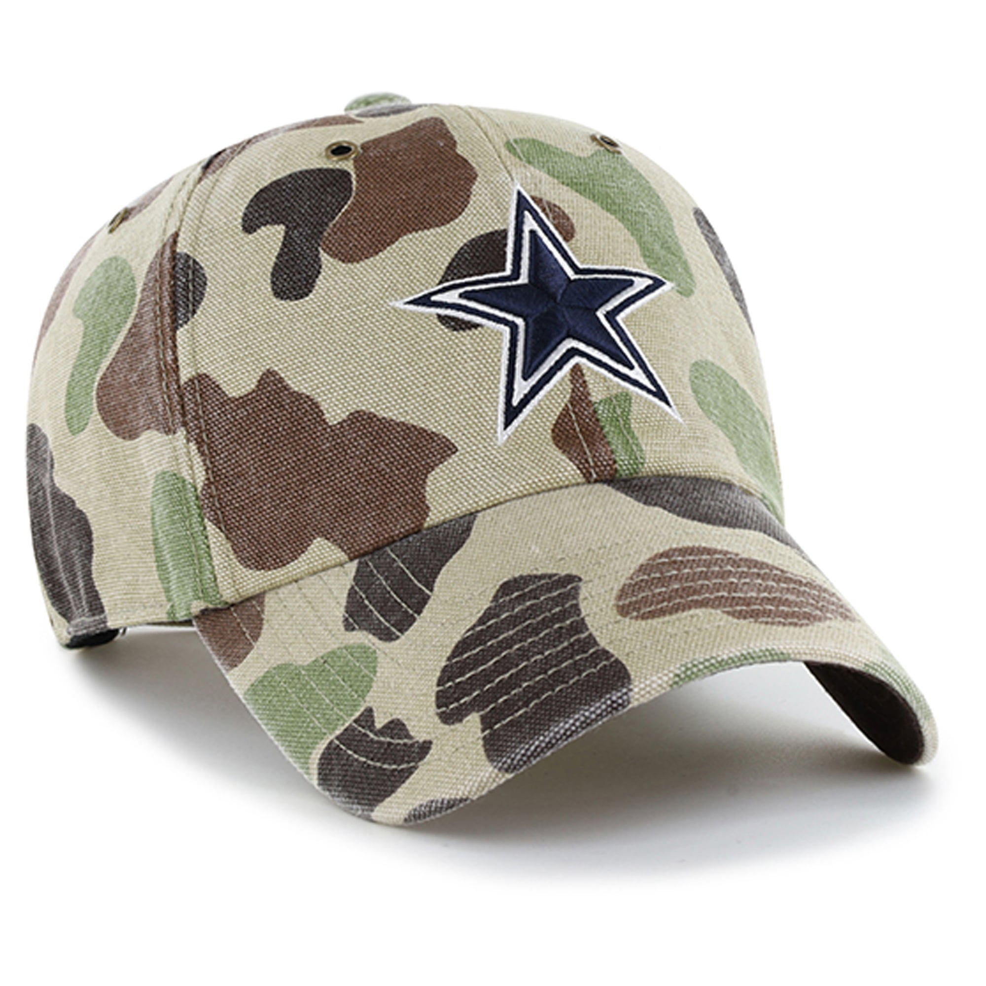 Casquette ajustable Carhartt x '47 Duck Camo Dallas Cowboys Clean Up pour homme