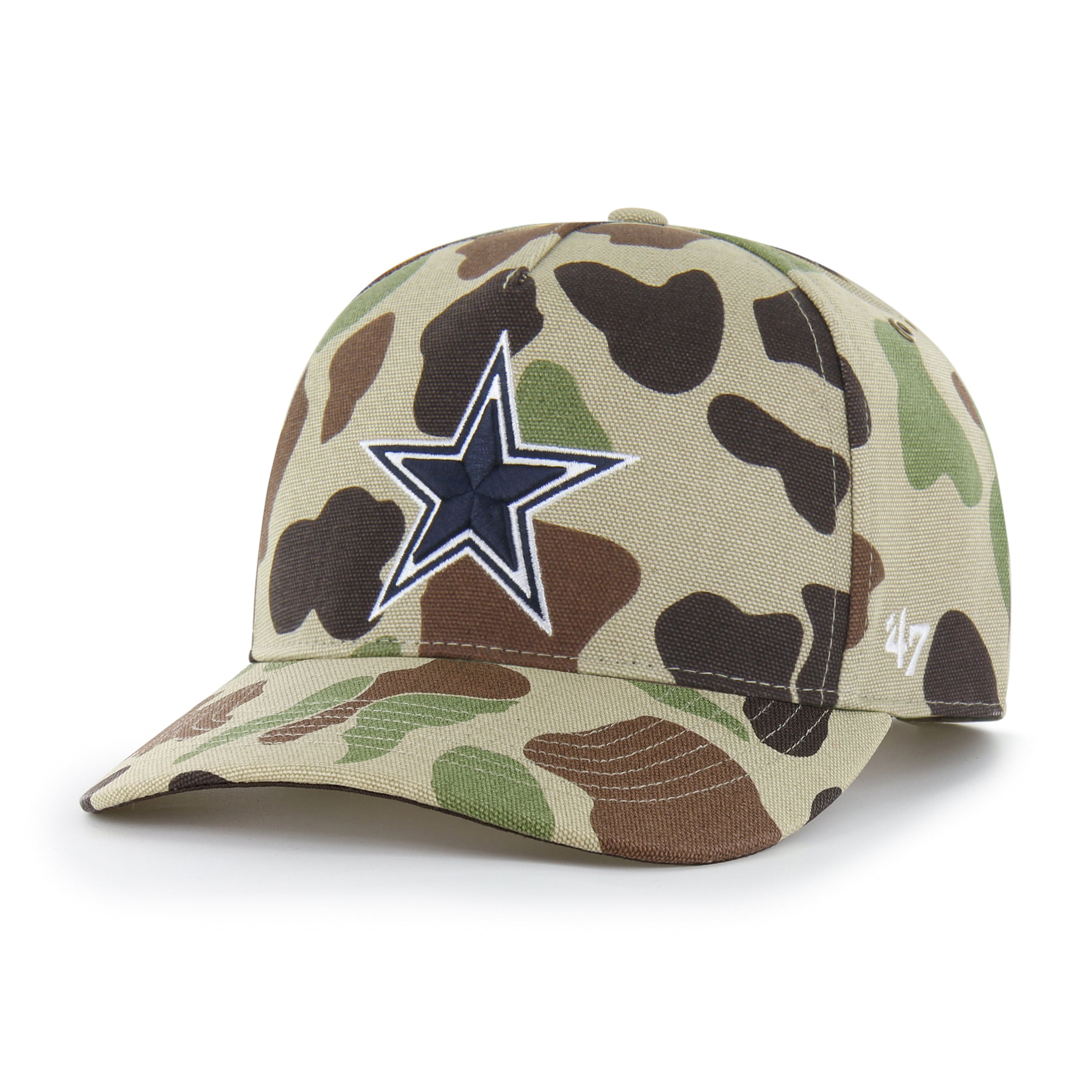 Casquette ajustable Carhartt x '47 Duck Camo Dallas Cowboys Hitch pour homme