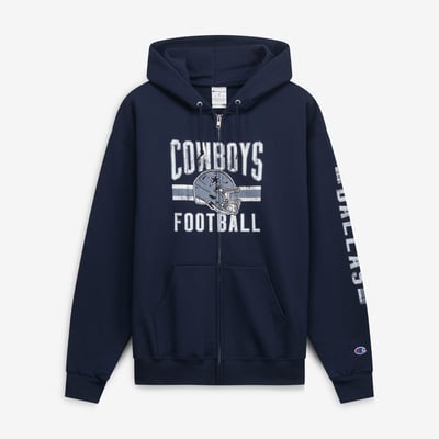  Dallas Cowboys Champion Powerblend Hoodie - Navy
