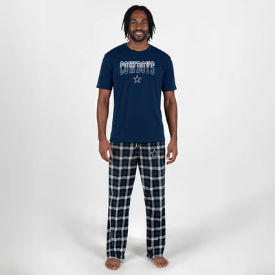 Dallas Cowboys Concepts Sport Highland Sleep Set - Navy