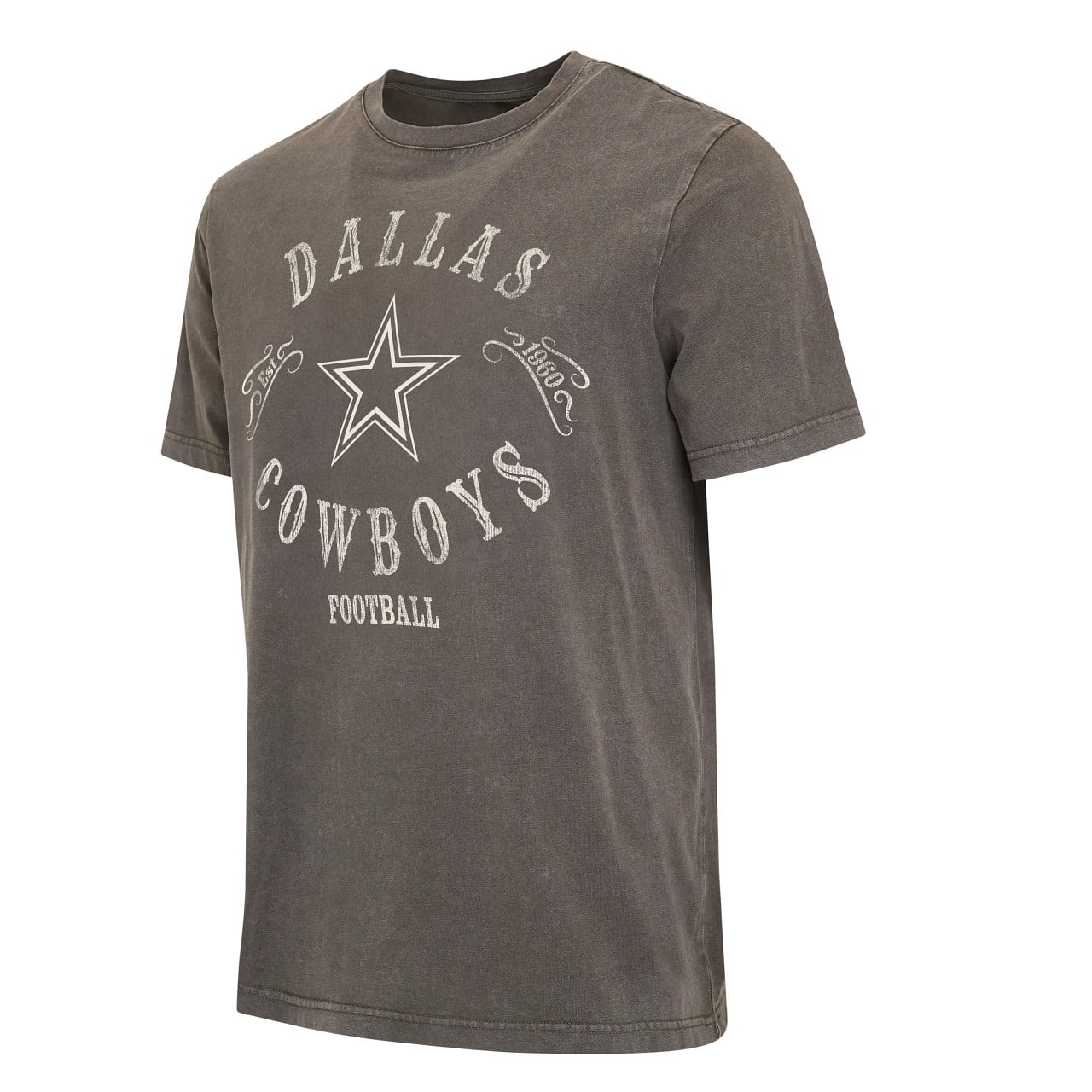 Collection Darius Rucker pour homme par Fanatics T-shirt délavé gris anthracite des Dallas Cowboys