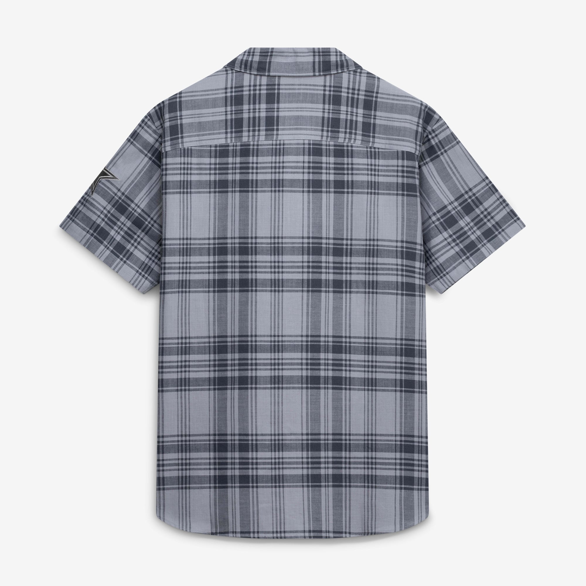 Chemise à manches courtes boutonnée tissée grise Dallas Cowboys, collection Darius Rucker pour homme par Fanatics