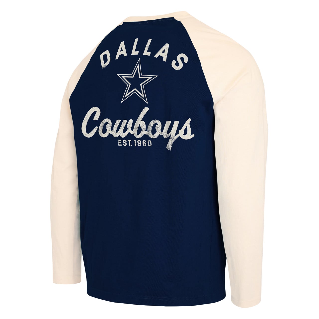 T-shirt à manches longues Henley bleu marine Dallas Cowboys de la collection Darius Rucker pour homme par Fanatics