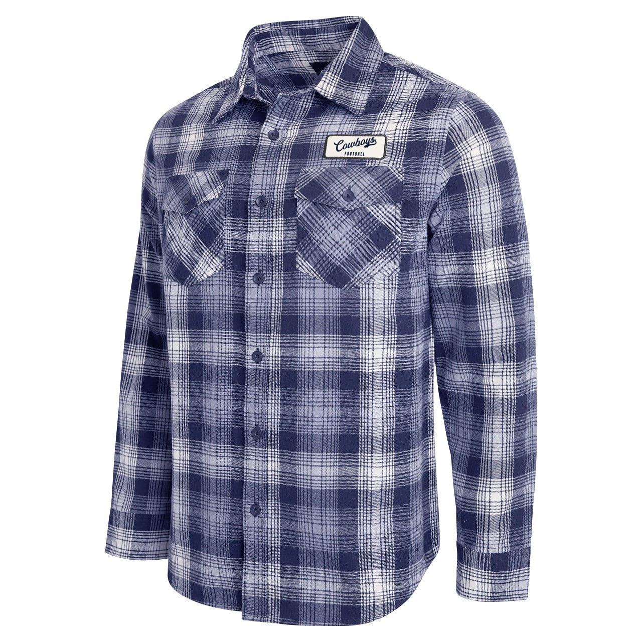 Chemise en flanelle à carreaux bleu marine Dallas Cowboys, collection Darius Rucker pour homme par Fanatics