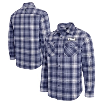  Dallas Cowboys Darius Rucker Collection by Fanatics Plaid Button-Up Flannel Shirt - Navy