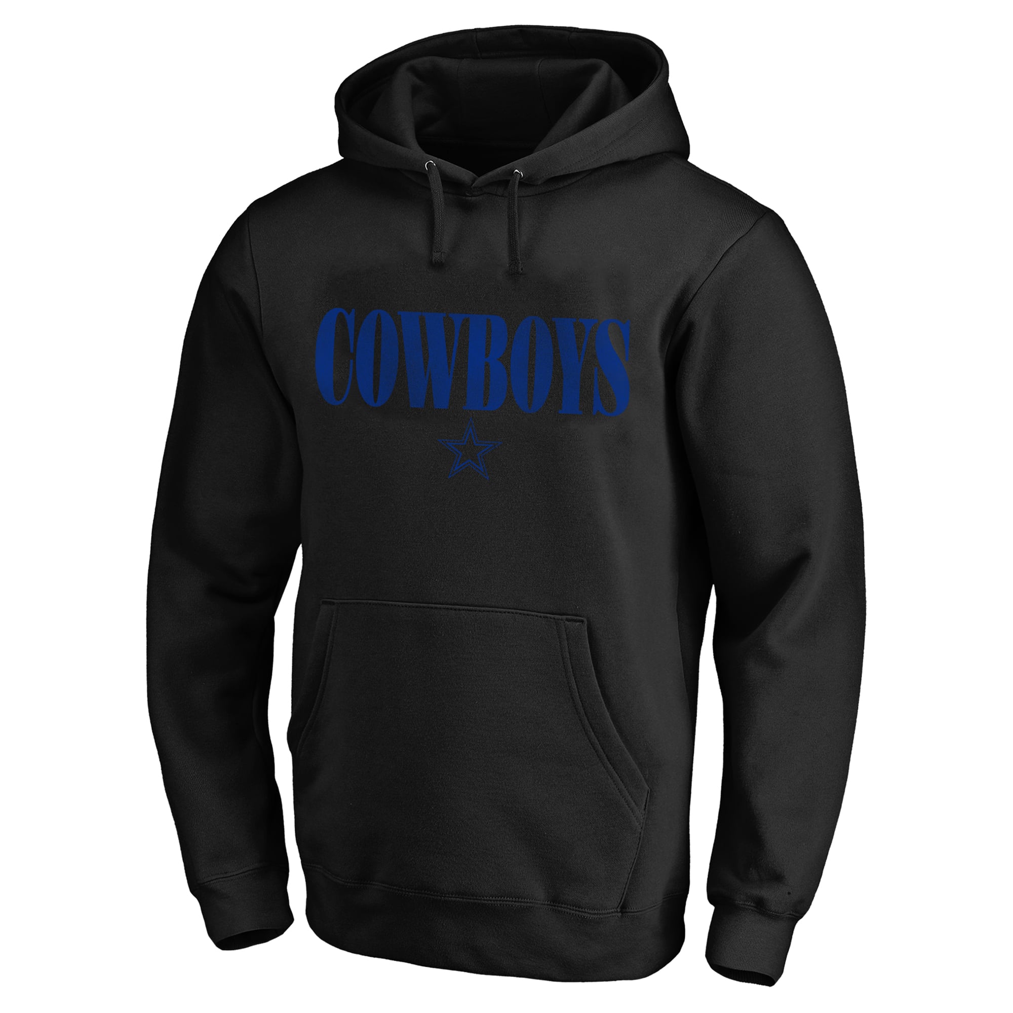 Men's Fanatics Black Dallas Cowboys Big & Tall Relaxed Intense Rivalry Hoodie