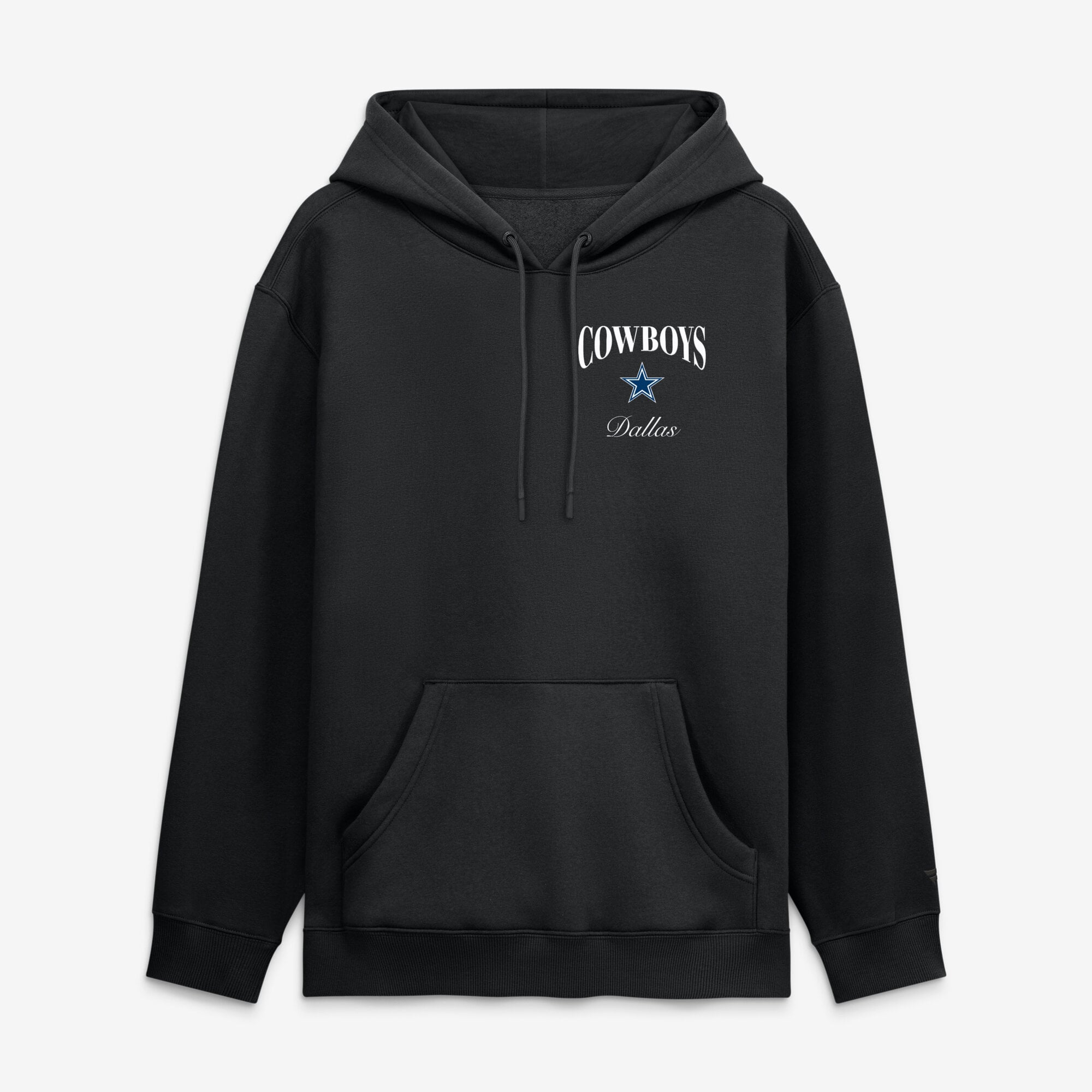 Sweat à capuche polaire manches longues Fanatics Black Dallas Cowboys Nightfall pour homme