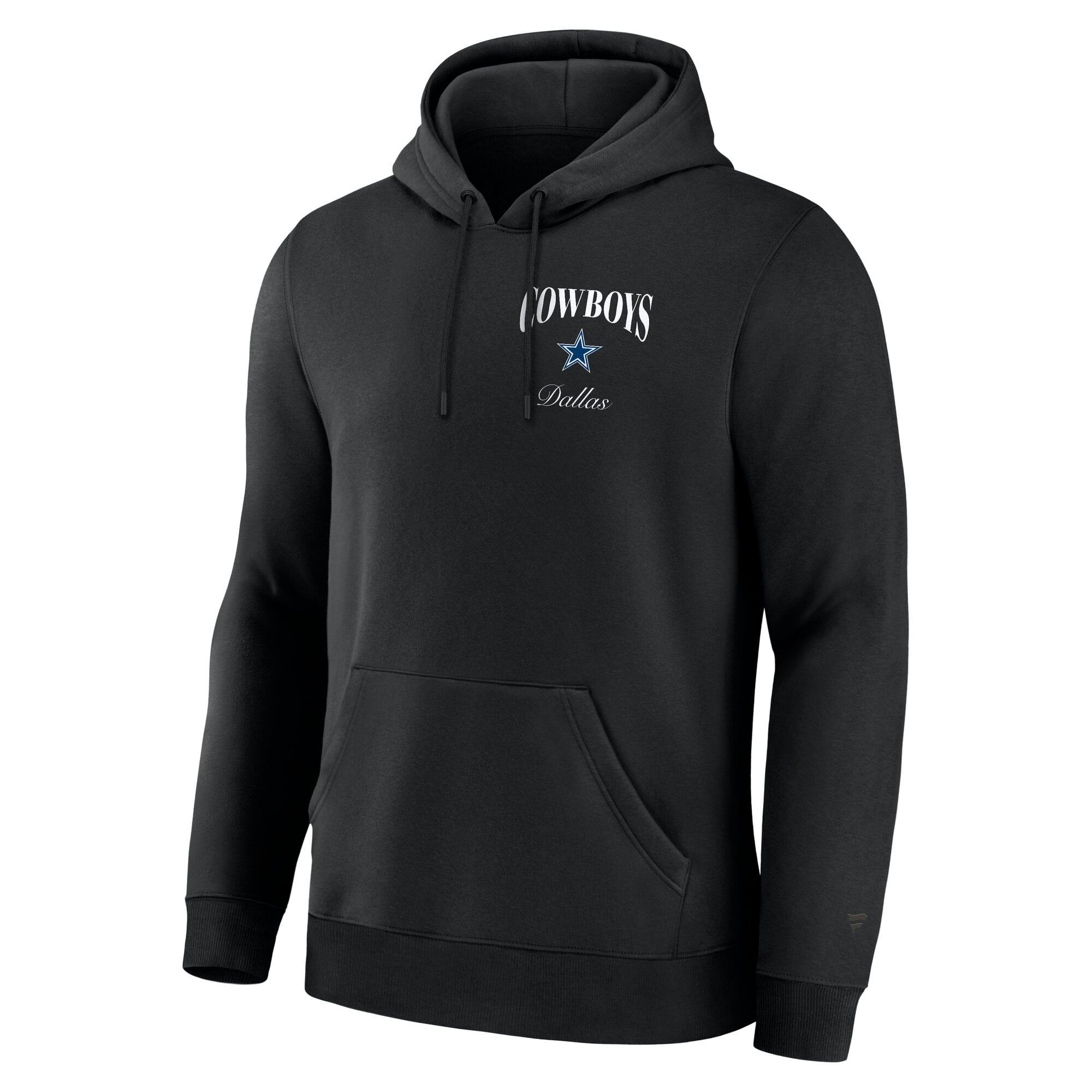 Men's Fanatics Black Dallas Cowboys Nightfall Long Sleeve Fleece Hoodie