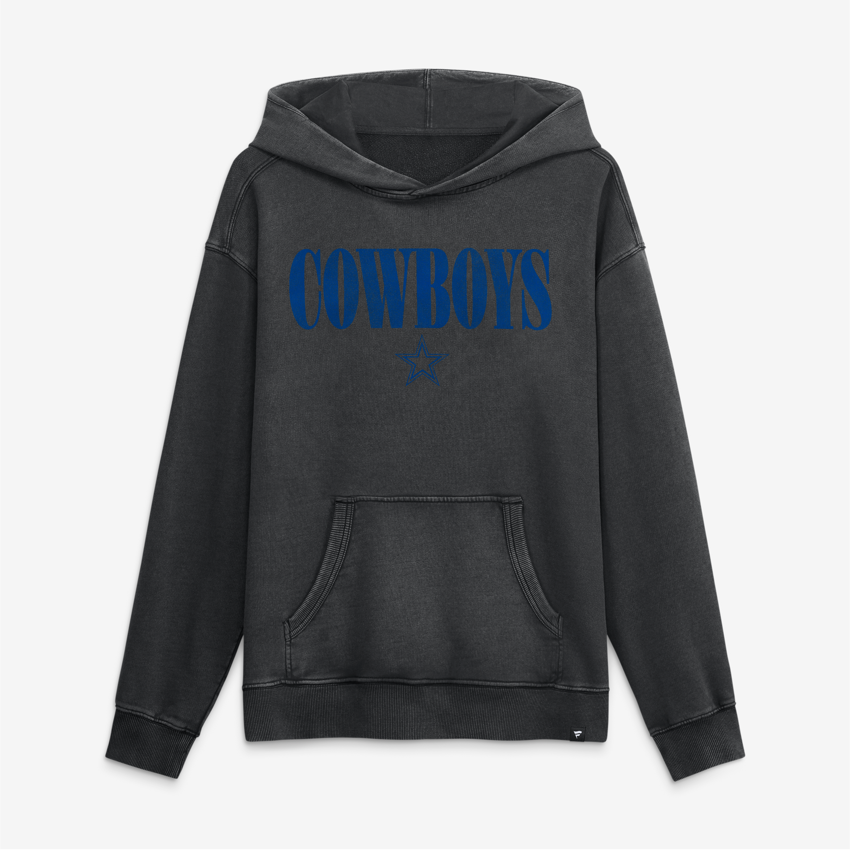 Men's Fanatics Black Dallas Cowboys Relaxed Intense Rivalry French Terry Hoodie