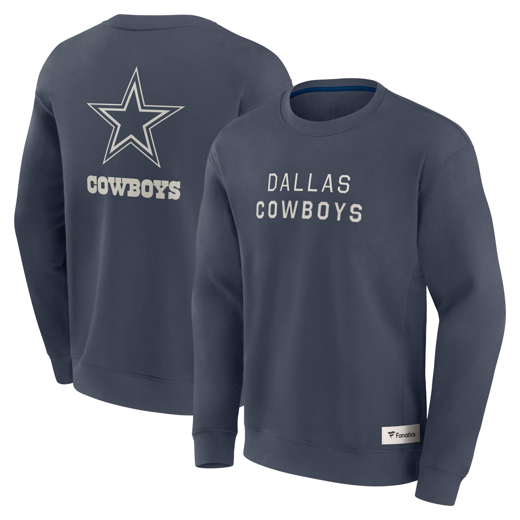 Sweat-shirt à enfiler Fanatics bleu marine Dallas Cowboys Elements Future Ground pour homme