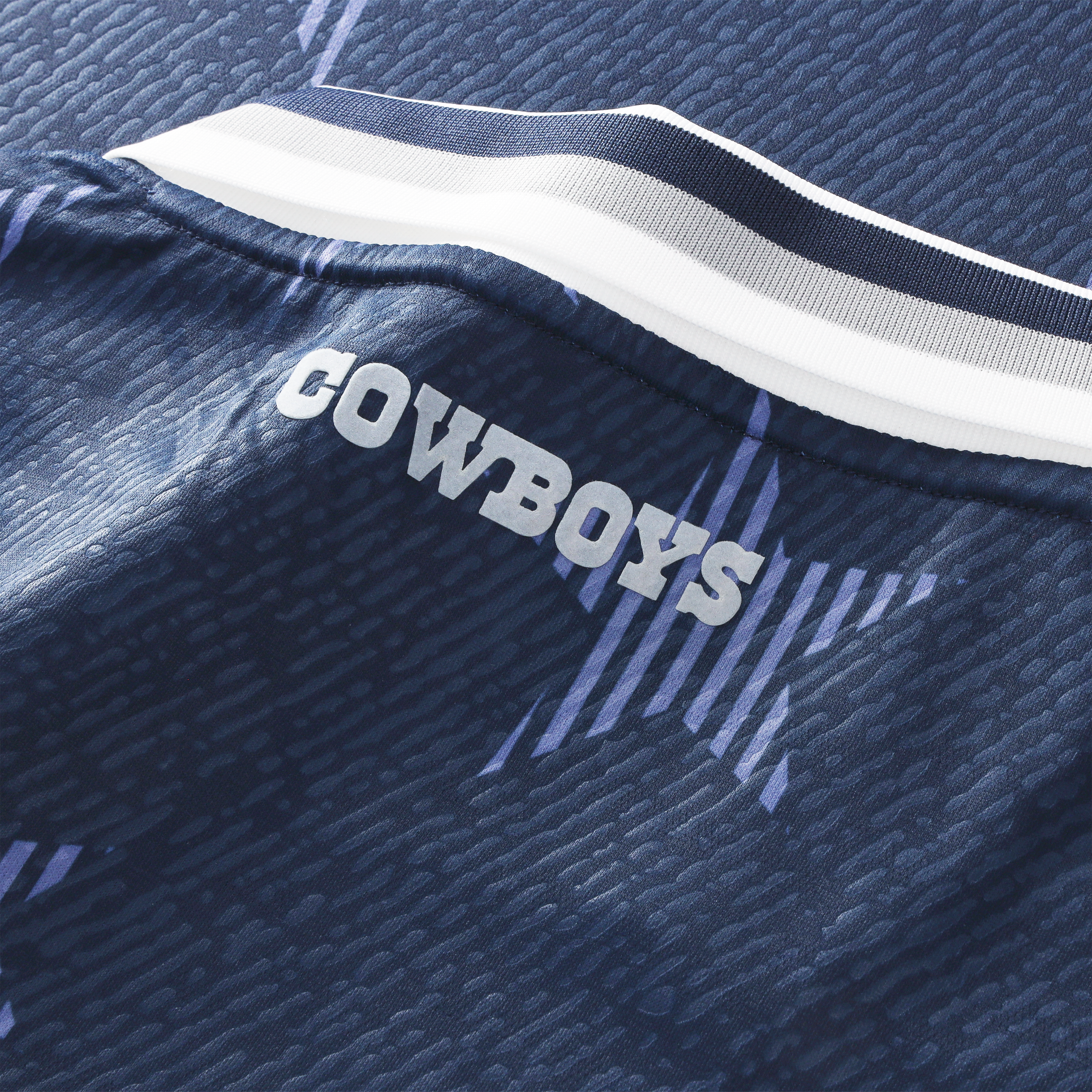 T-shirt de supporter des Dallas Cowboys bleu marine à col montant Fanatics pour homme