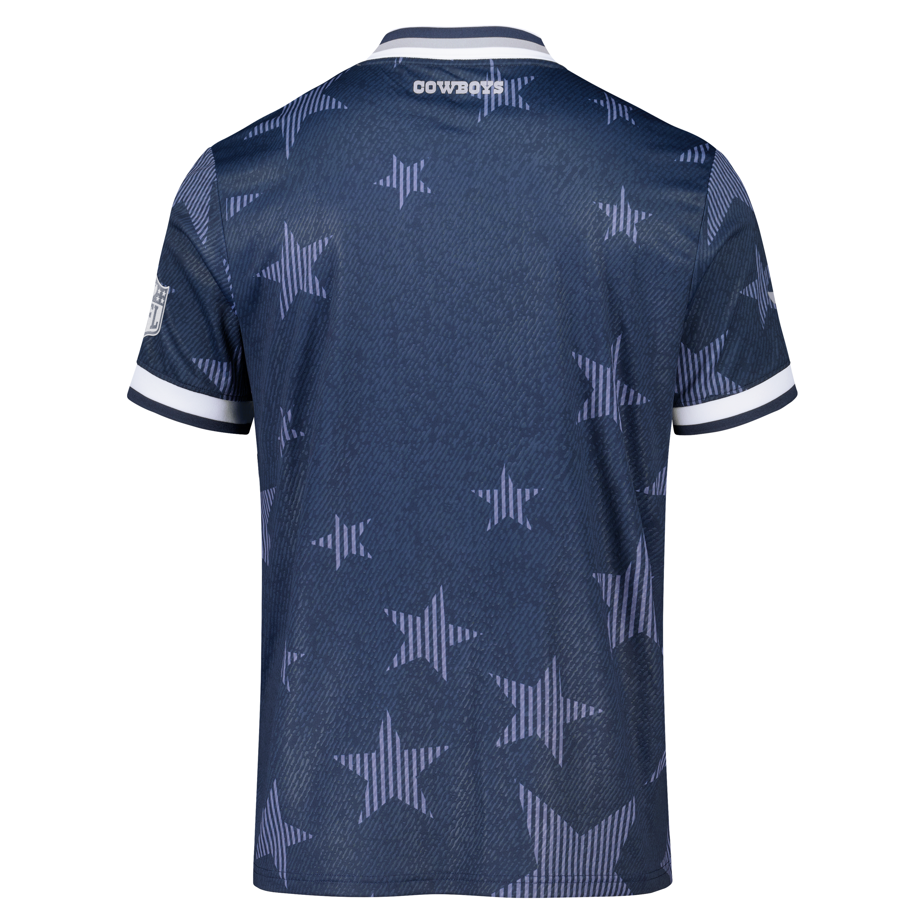 T-shirt de supporter des Dallas Cowboys bleu marine à col montant Fanatics pour homme