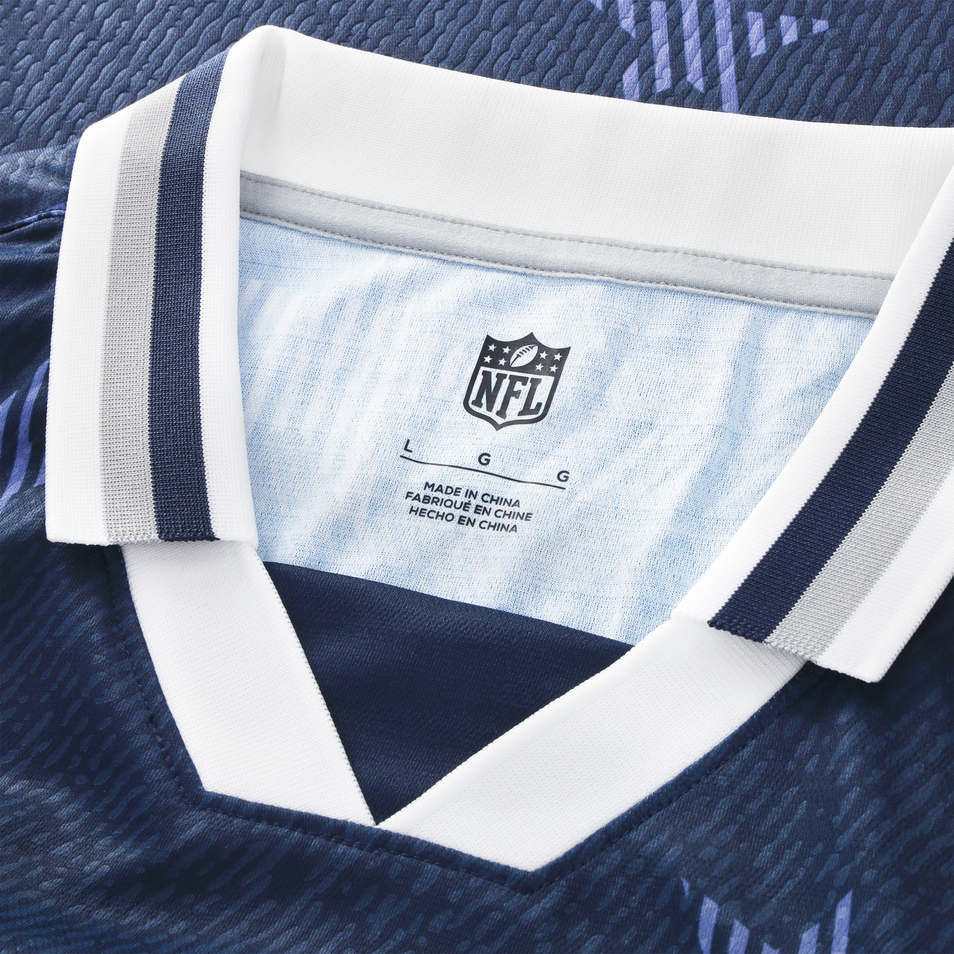 T-shirt de supporter des Dallas Cowboys bleu marine à col montant Fanatics pour homme