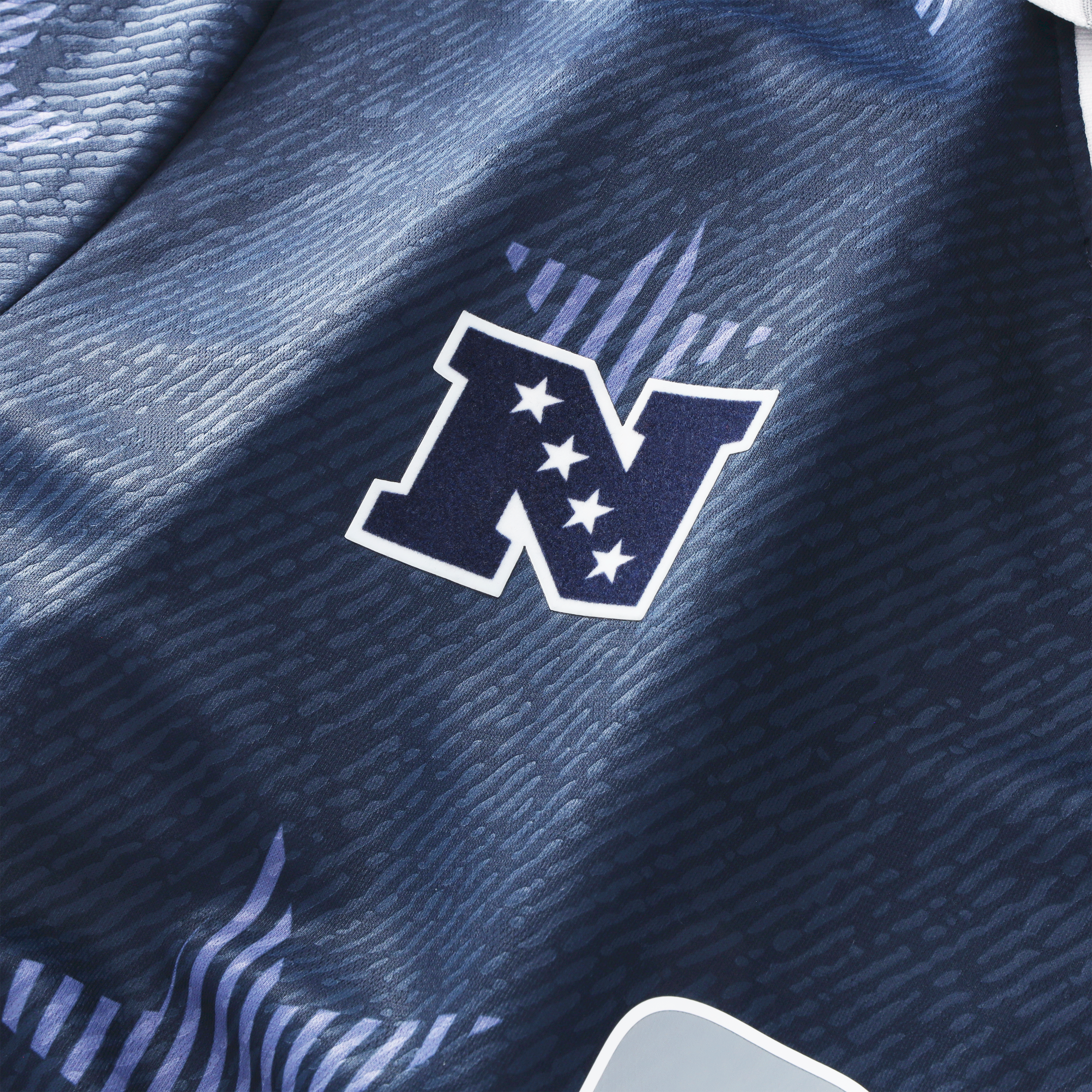 T-shirt de supporter des Dallas Cowboys bleu marine à col montant Fanatics pour homme