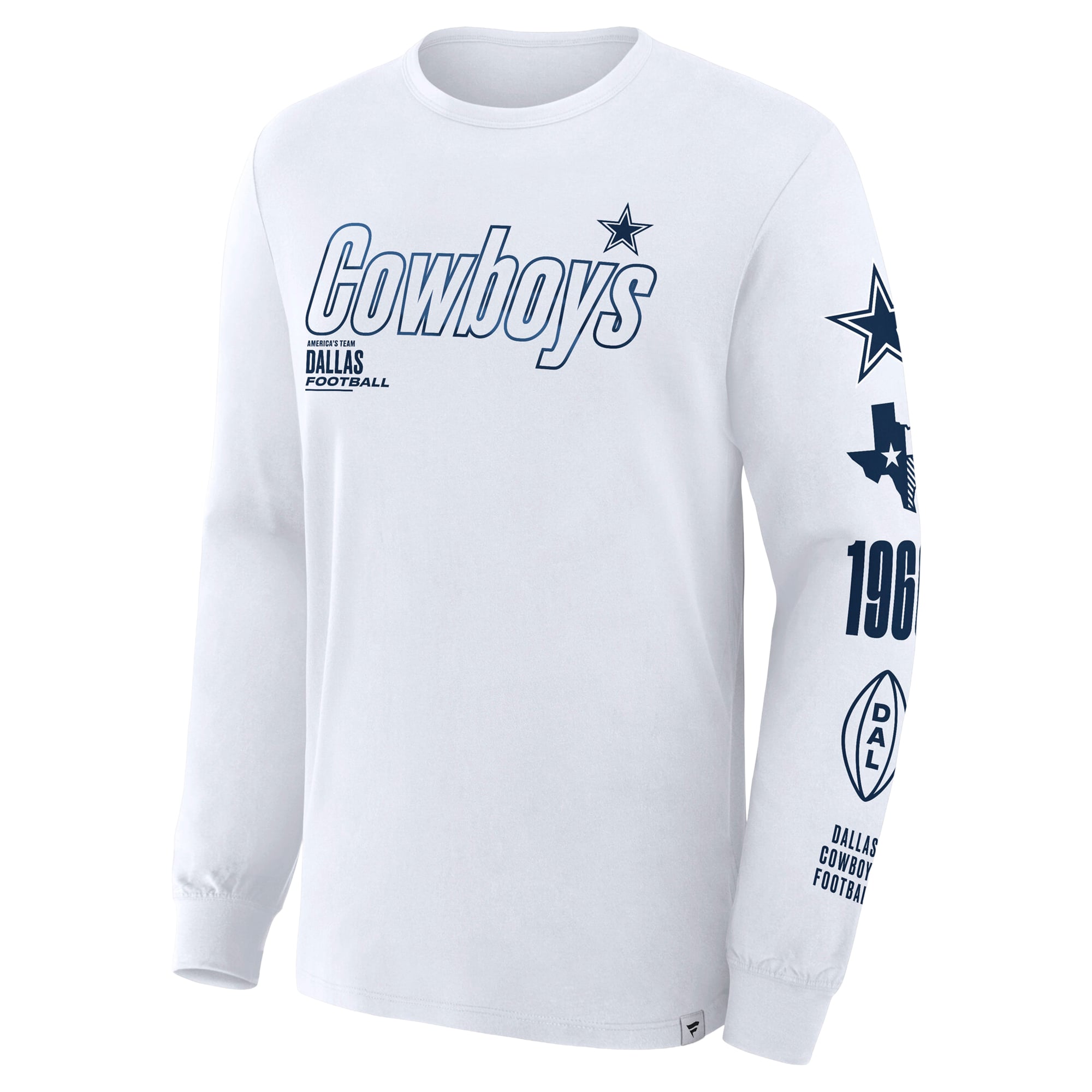 Men's Fanatics White Dallas Cowboys Big & Tall Checkdown Pass T-Shirt