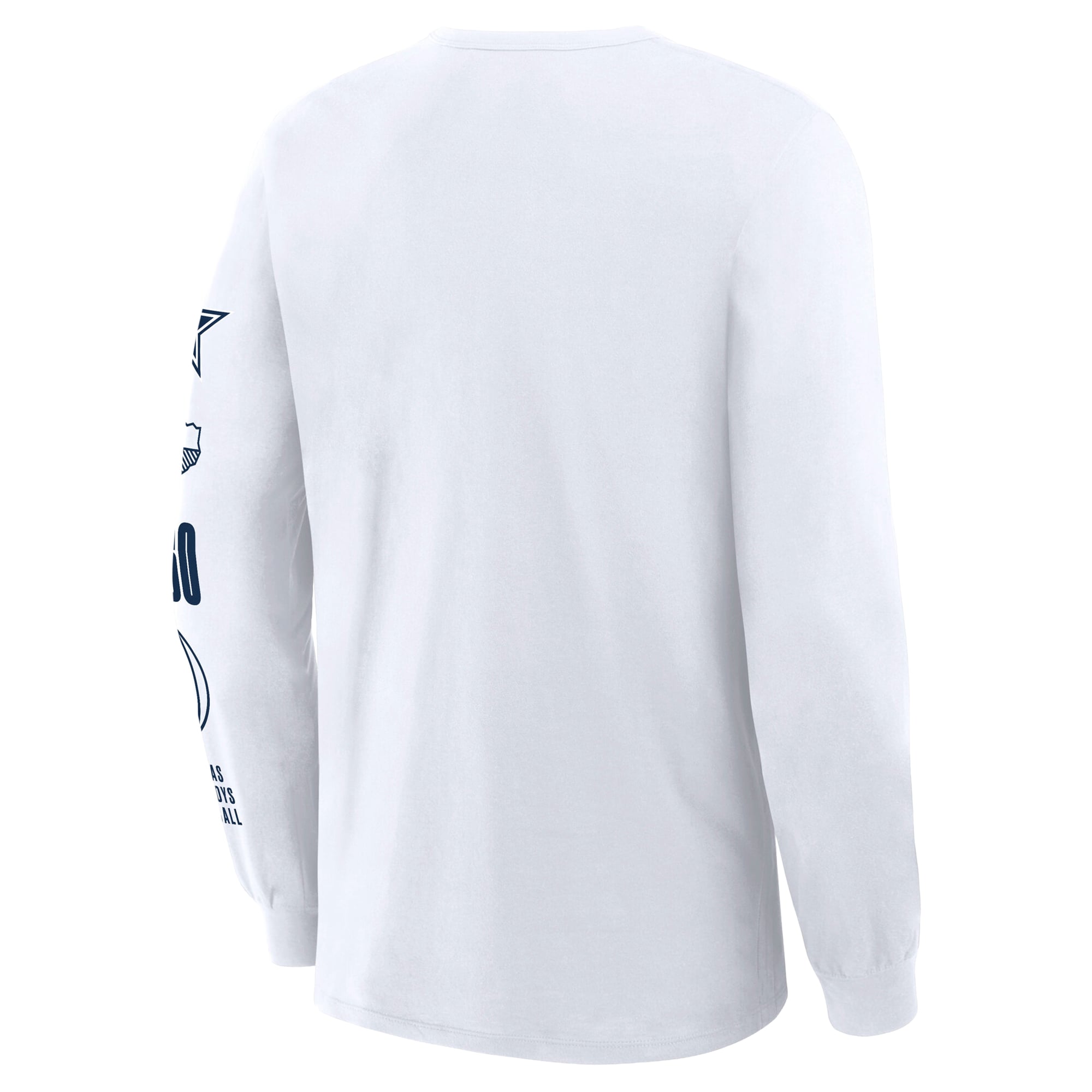 Men's Fanatics White Dallas Cowboys Big & Tall Checkdown Pass T-Shirt