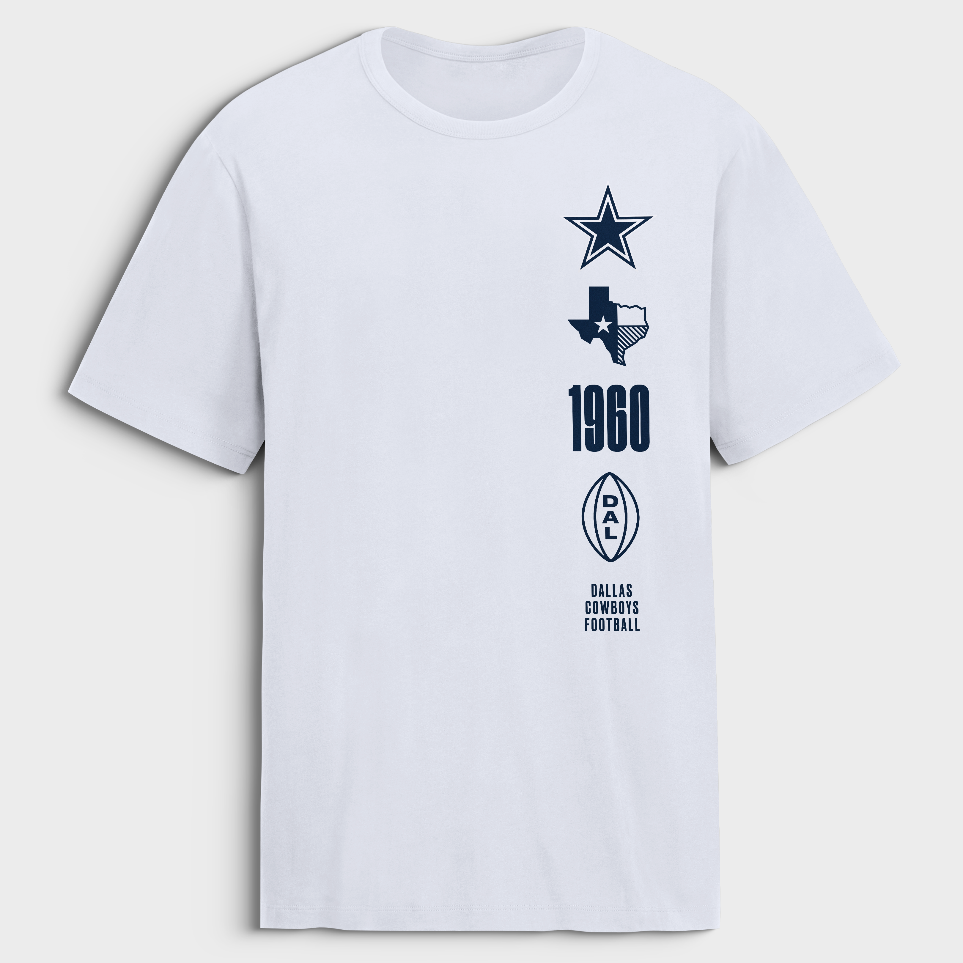 T-shirt en coton blanc Fanatics Dallas Cowboys Breaking Tackles Legacy pour homme