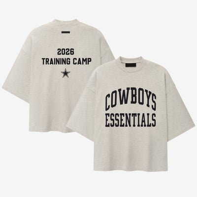 Dallas Cowboys Fear of God Training Camp Boxy T-Shirt - Heather Gray