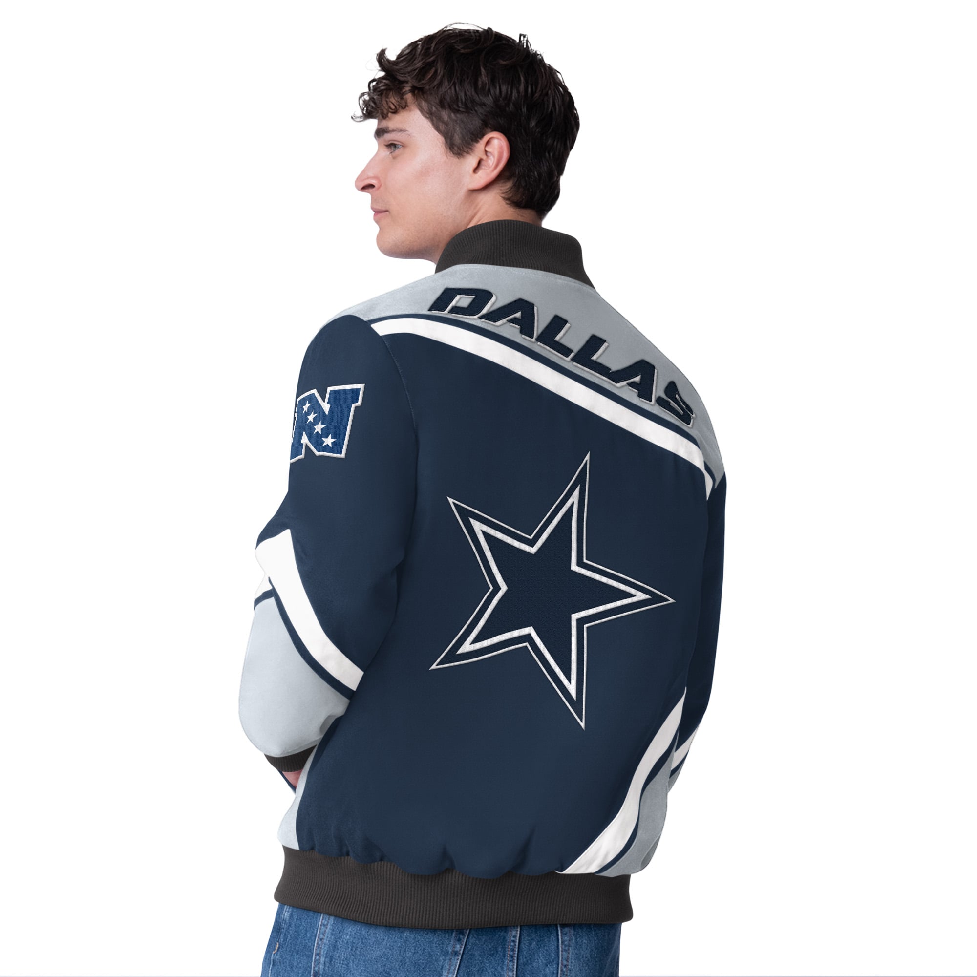 Veste à boutons-pression G-III Sports by Carl Banks pour homme, bleu marine