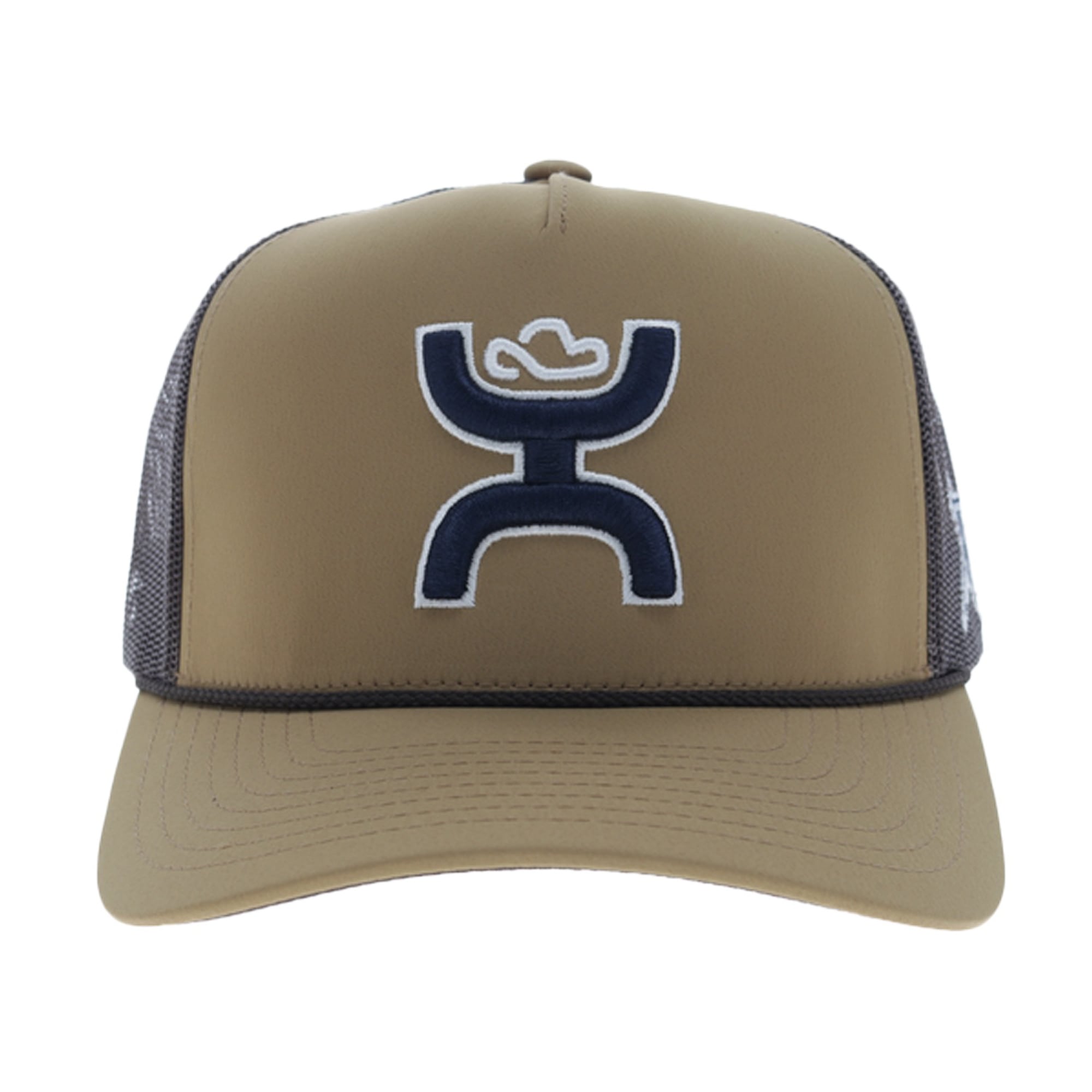 Men's HOOey  Tan/Black Dallas Cowboys Hands Up Trucker Adjustable Hat