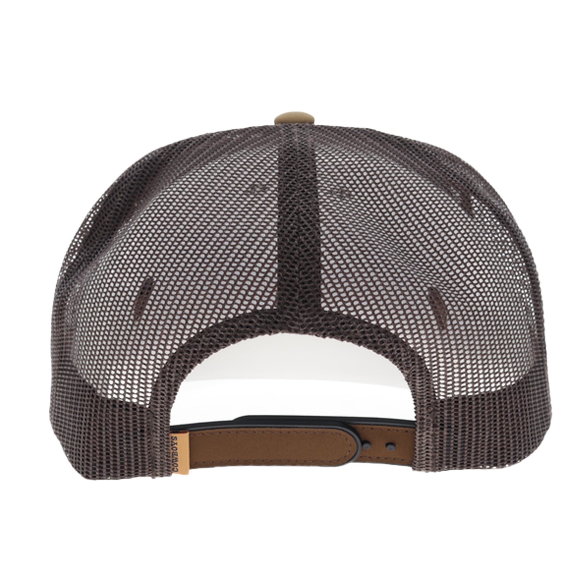 Men's HOOey  Tan/Black Dallas Cowboys Hands Up Trucker Adjustable Hat