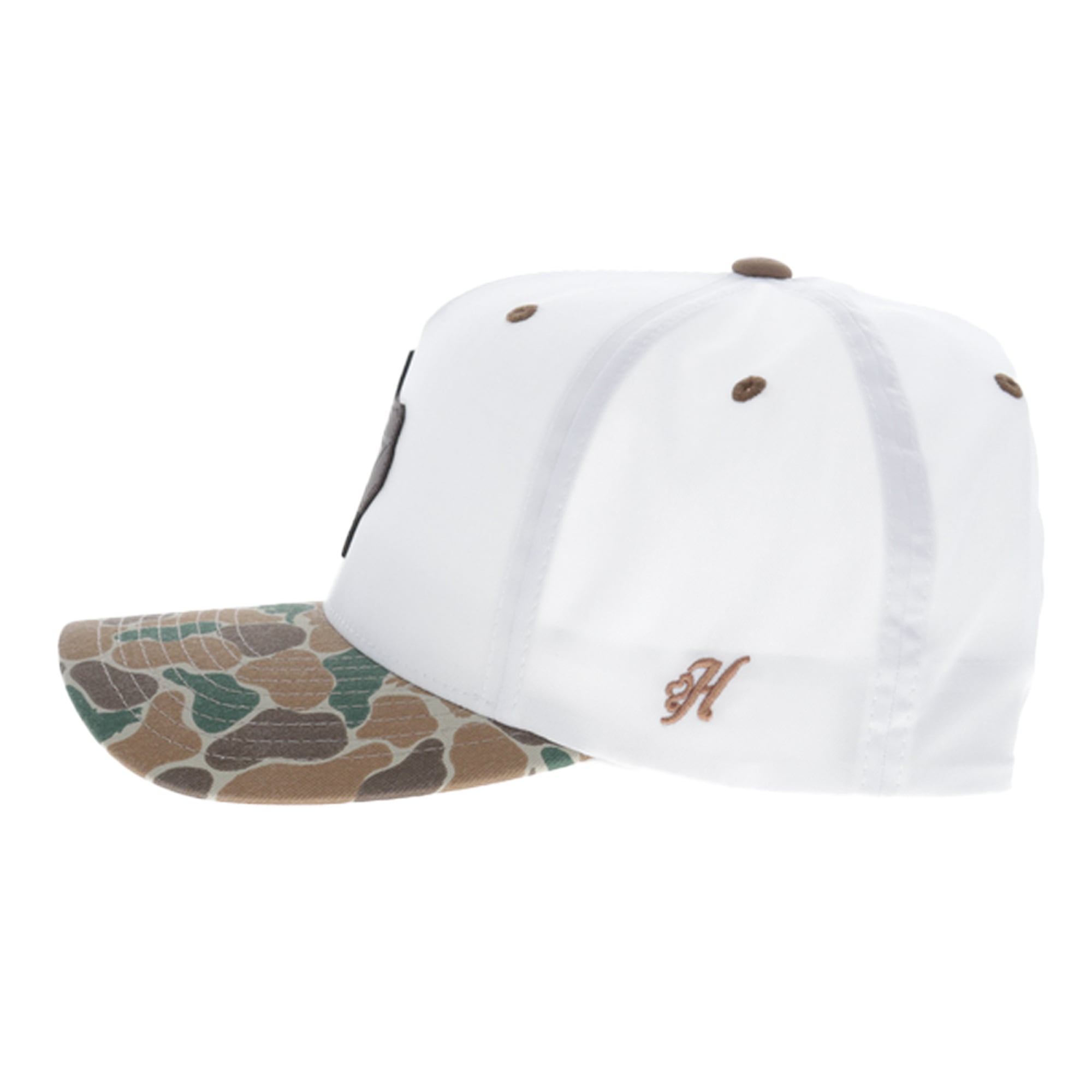 Men's HOOey White/Camo Dallas Cowboys State Adjustable Trucker Hat
