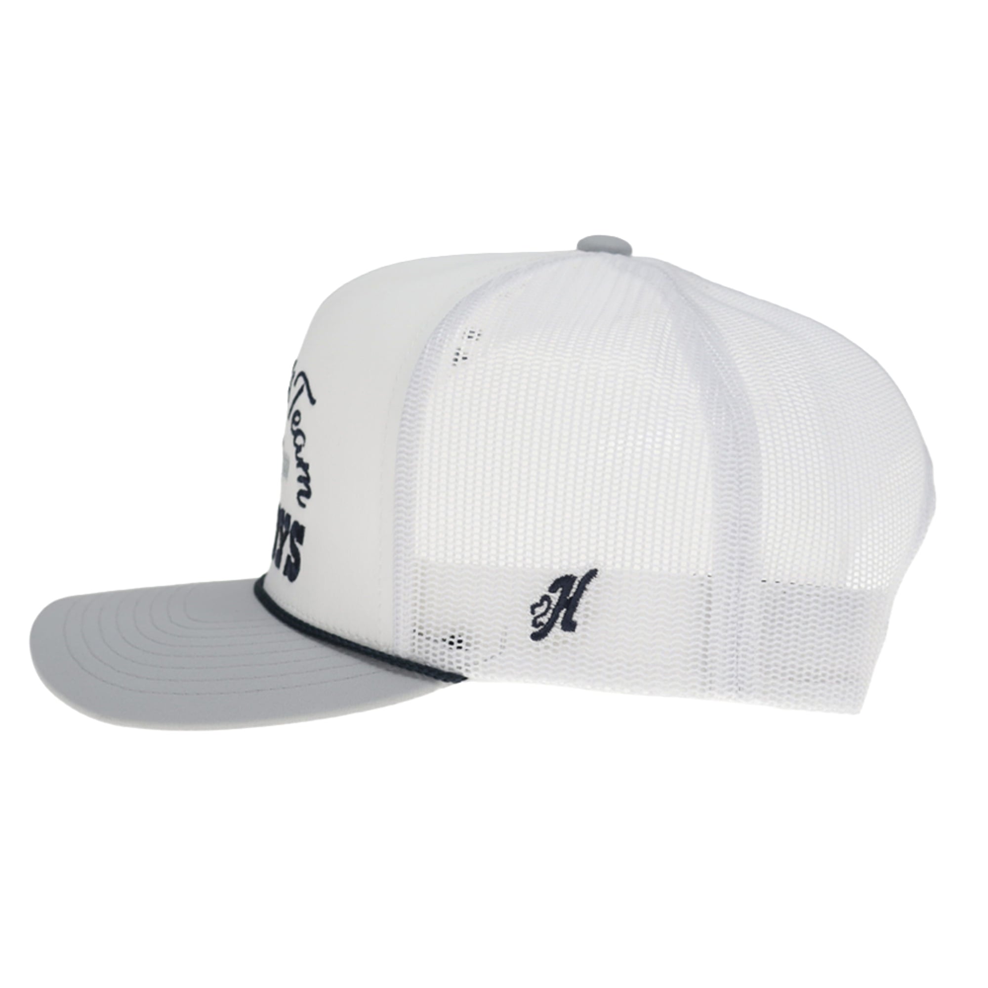 Casquette trucker ajustable HOOey blanche/grise Dallas Cowboys, l'équipe américaine, pour homme