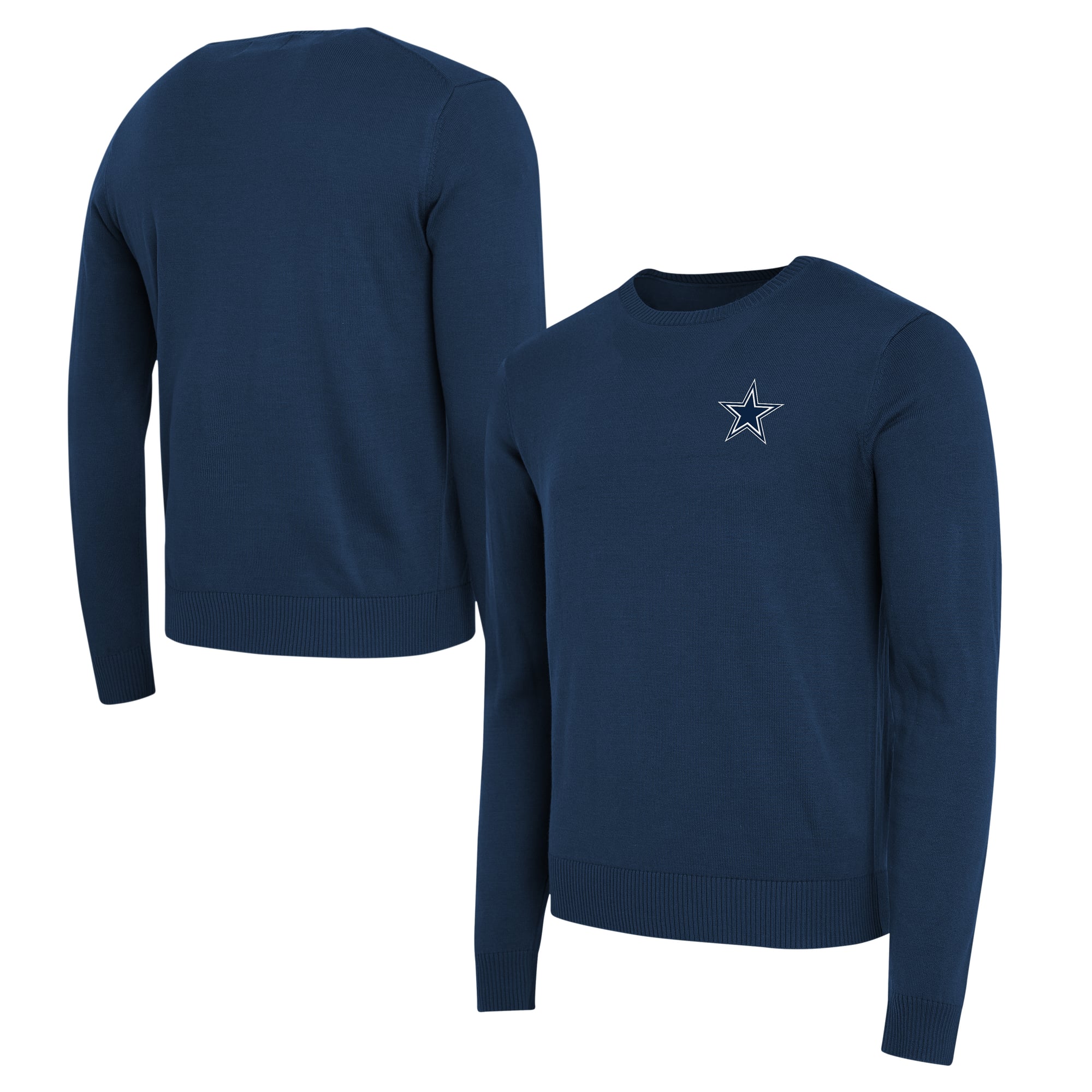 Pull J. Palmer bleu marine Dallas Cowboys pour homme