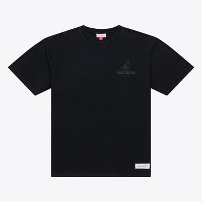 Dallas Cowboys Mitchell & Ness Core Essentials Micro Logo T-Shirt - Black
