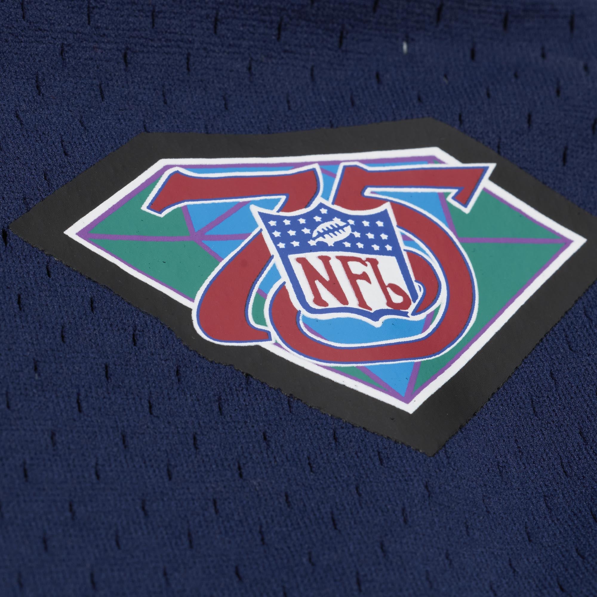 T-shirt en maille Mitchell & Ness pour homme, bleu marine, avec le nom et numéro du joueur retraité des Dallas Cowboys, Emmitt Smith.