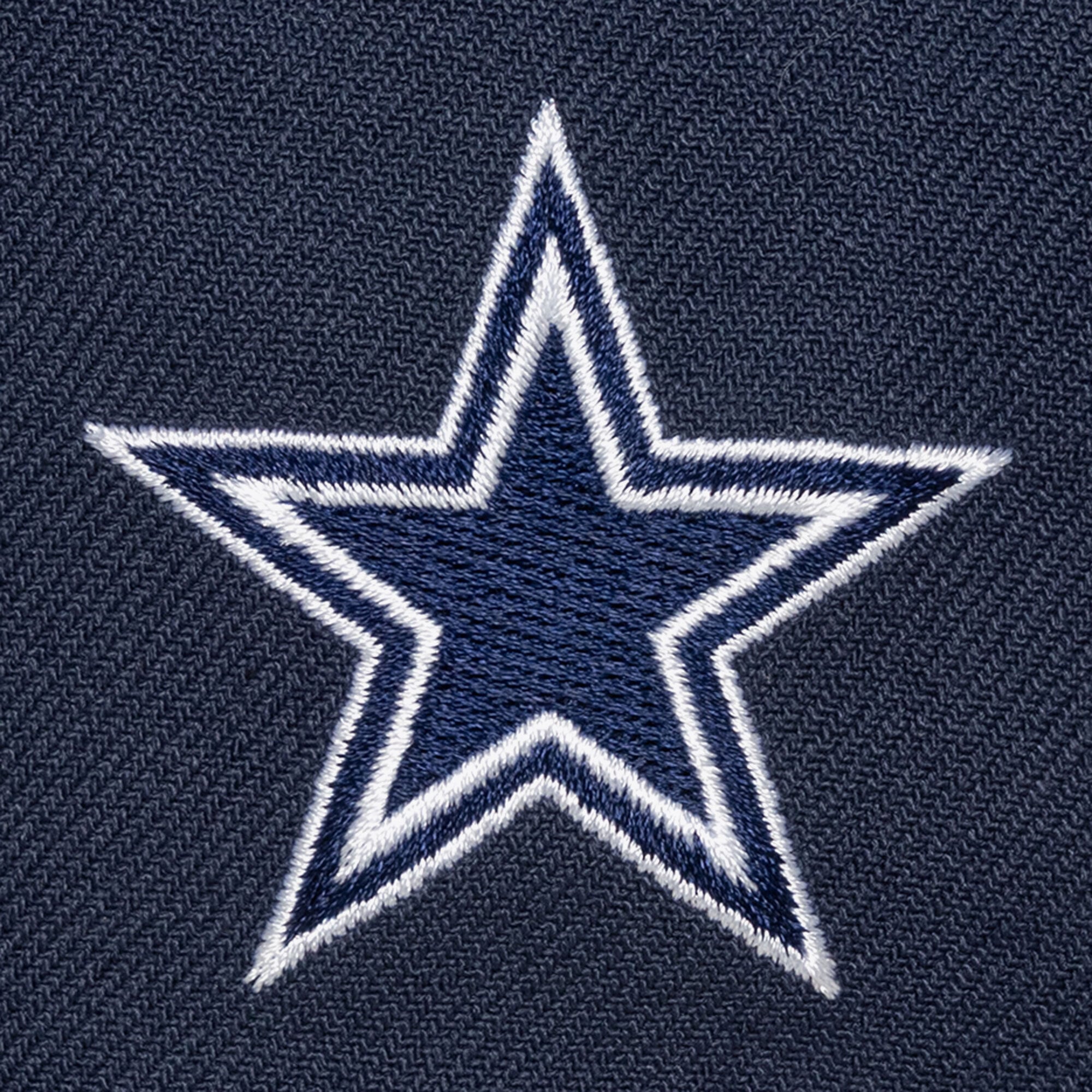 Casquette snapback Mitchell & Ness bleu marine pour homme, modèle Dallas Cowboys Head Coach