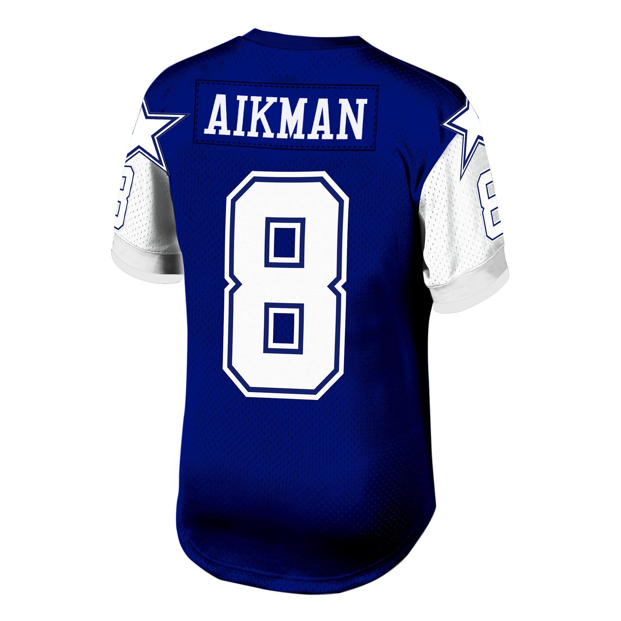 Men's Mitchell & Ness Troy Aikman Navy Dallas Cowboys Legacy