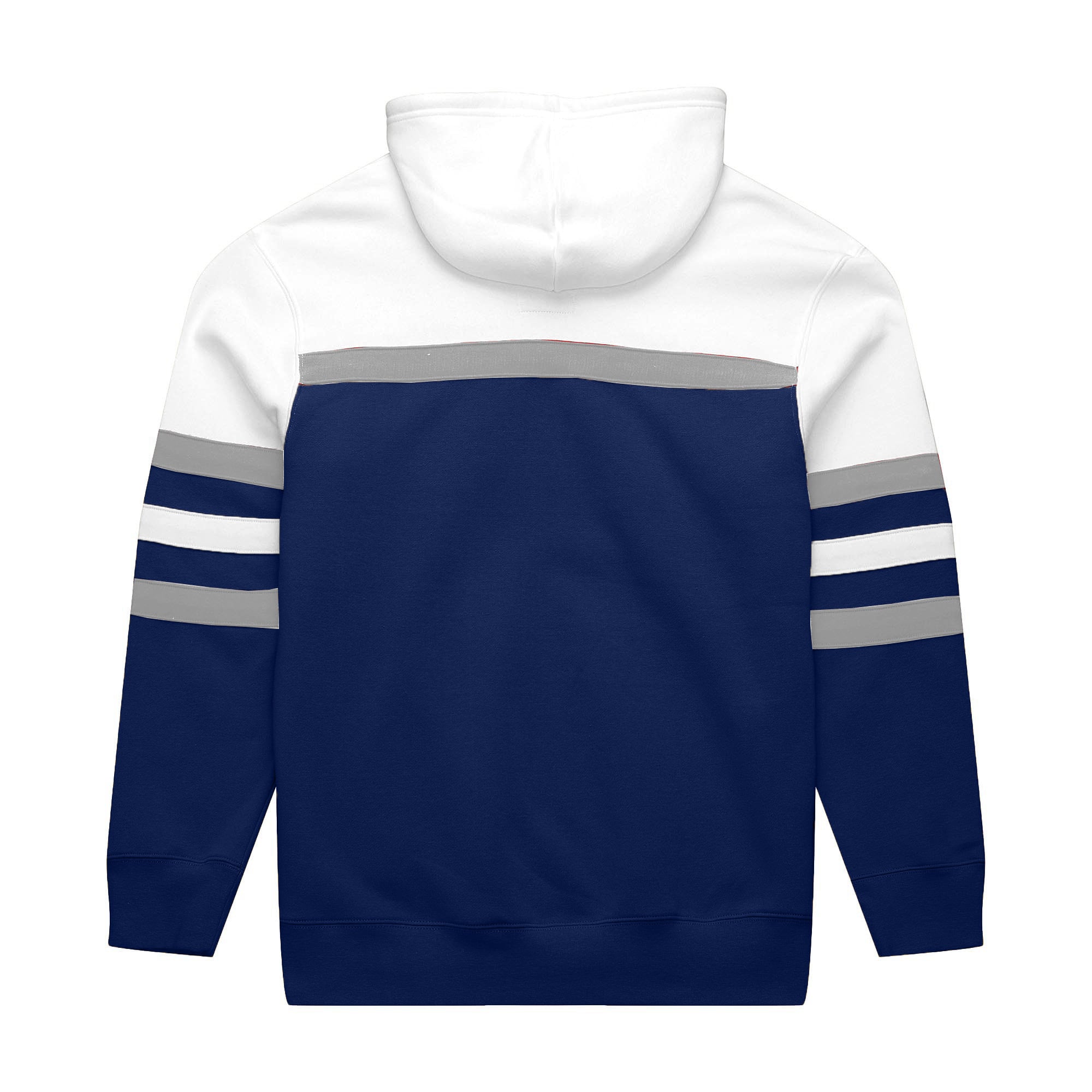 Men's Mitchell & Ness  White/Navy Dallas Cowboys Big Tall Head Coach Hoodie