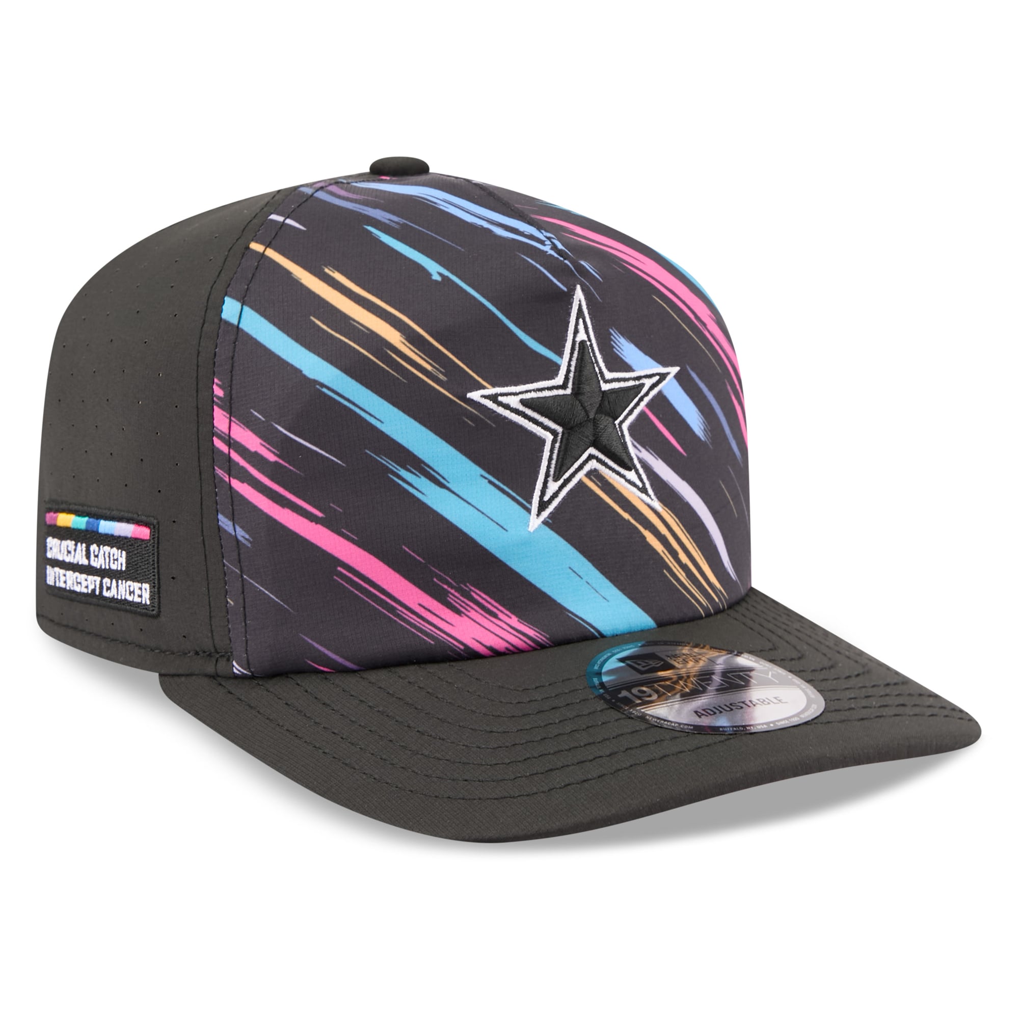 Men's New Era Black Dallas Cowboys 2026 NFL Crucial Catch 19TWENTY Adjustable Hat