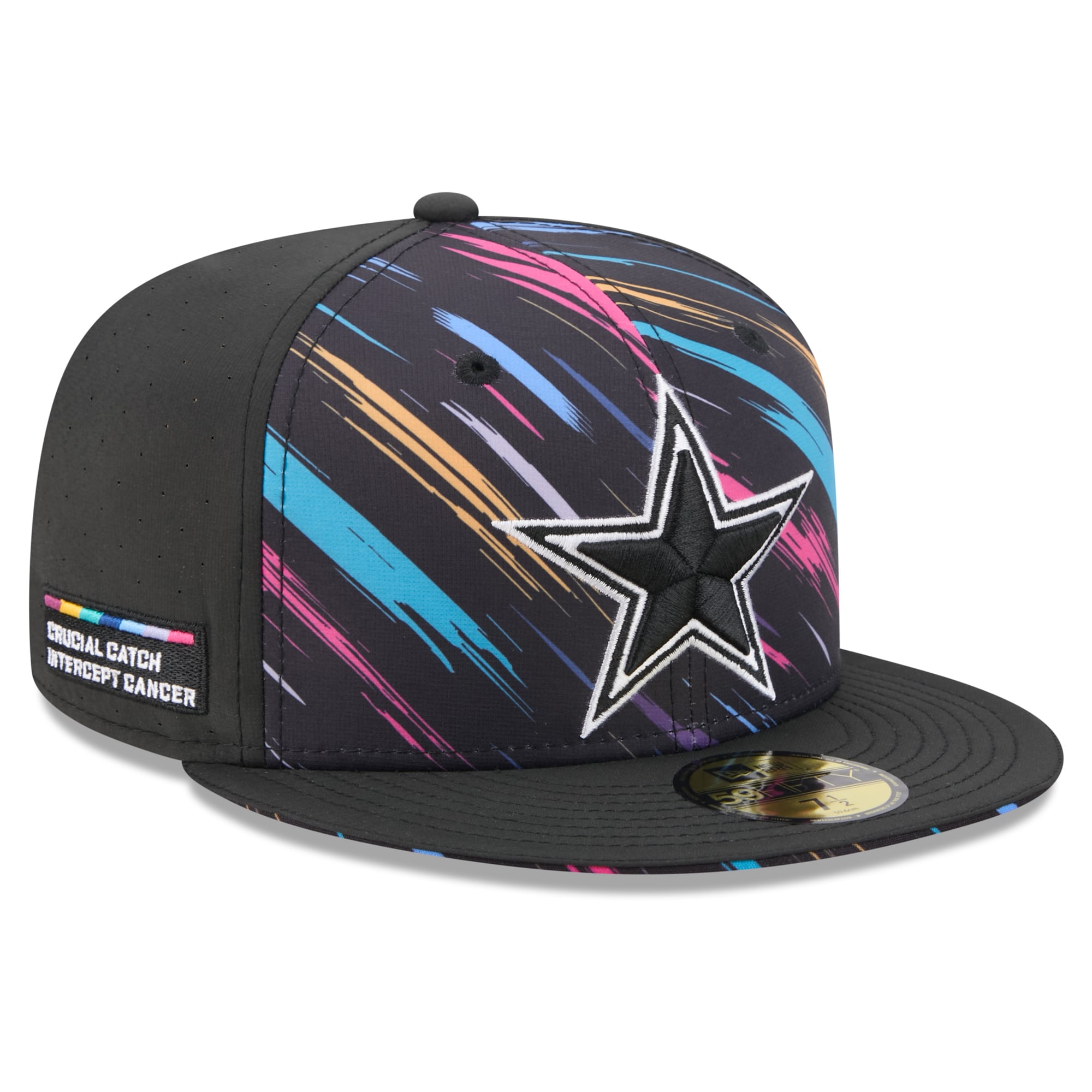Casquette ajustée New Era noire Dallas Cowboys 2026 NFL Crucial Catch 59FIFTY pour homme