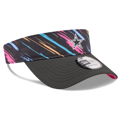 Dallas Cowboys New Era 2026 NFL Crucial Catch Adjustable Visor - Black