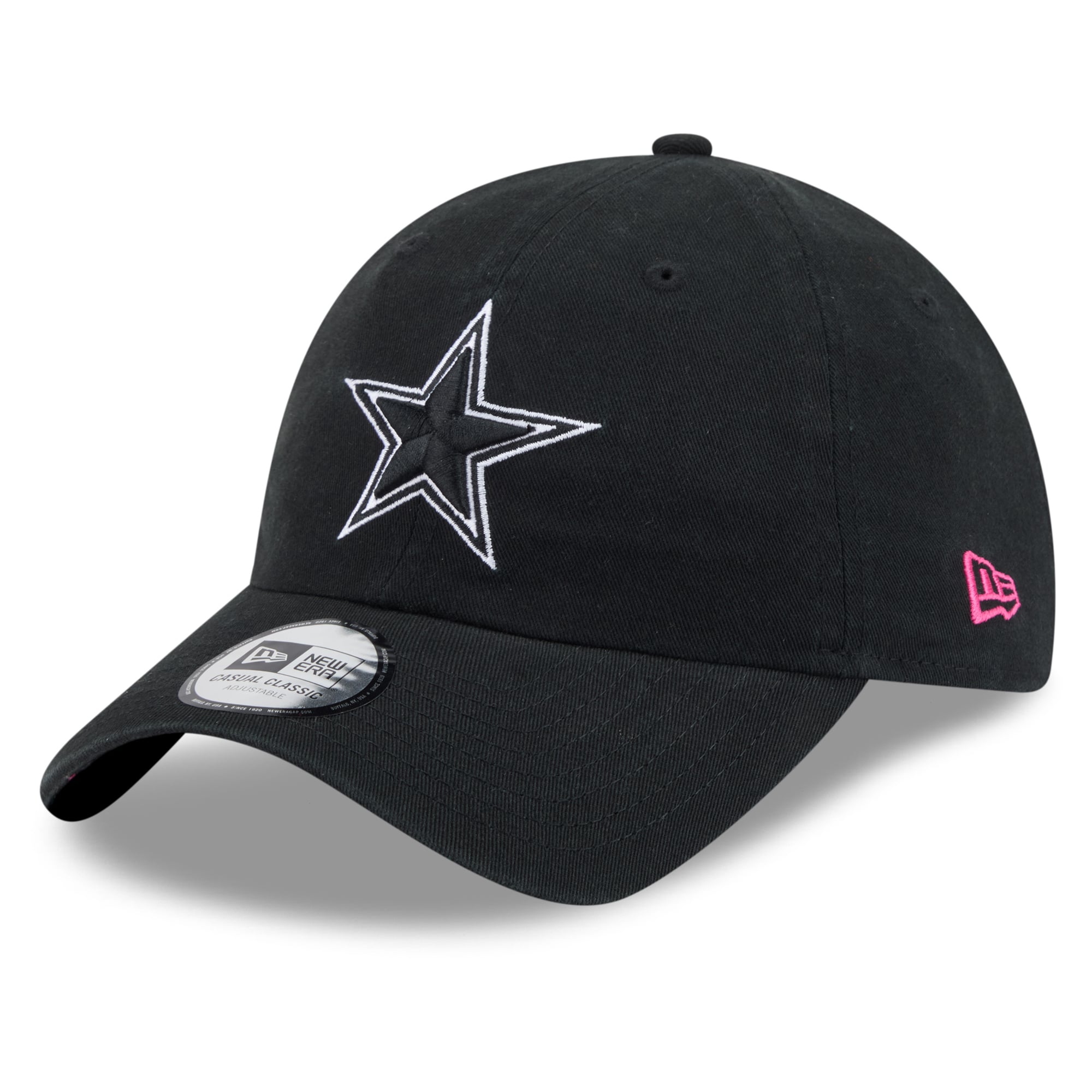 Men's New Era Black Dallas Cowboys 2026 NFL Crucial Catch Casual Classic Adjustable Hat