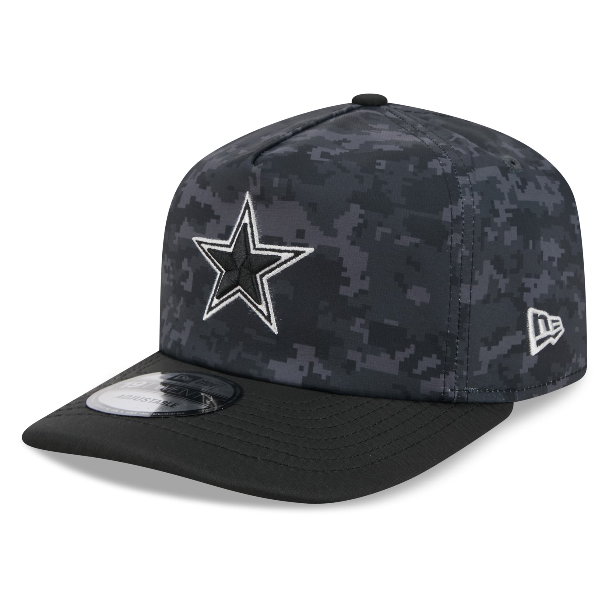 Men's New Era Black Dallas Cowboys 2026 Salute To Service 19TWENTY Adjustable Hat