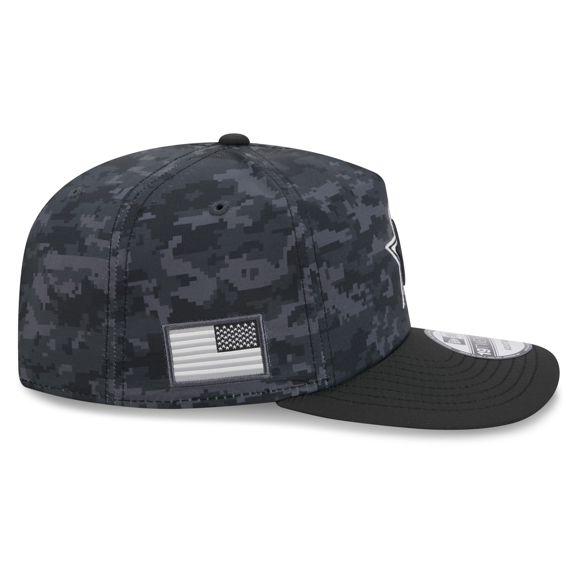 Men's New Era Black Dallas Cowboys 2026 Salute To Service 19TWENTY Adjustable Hat