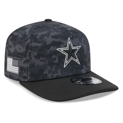 Dallas Cowboys New Era 2026 Salute To Service 19TWENTY Adjustable Hat - Black