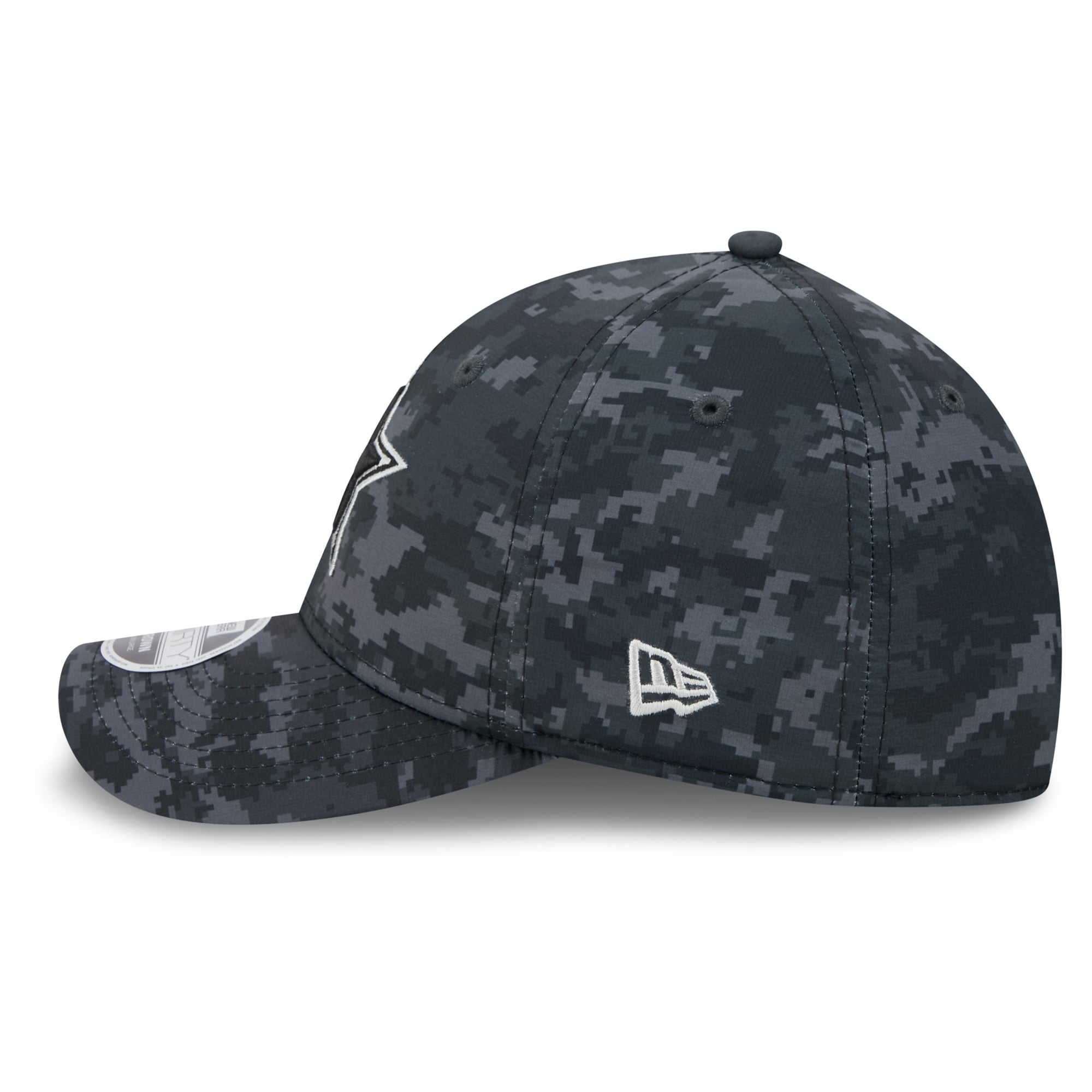 Casquette extensible New Era Dallas Cowboys 2026 Salute To Service 39THIRTY M-Crown noire pour homme